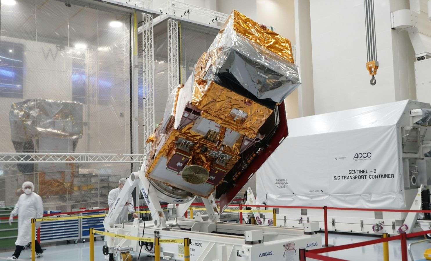 Airbus Readies Sentinel-2C for Final Launch of Vega Rocket from French Guiana 