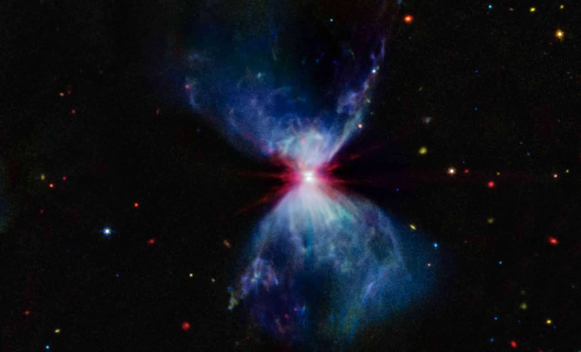 James Webb Telescope Captures Stunning Glimpse of Protostar in Hourglass Nebula 