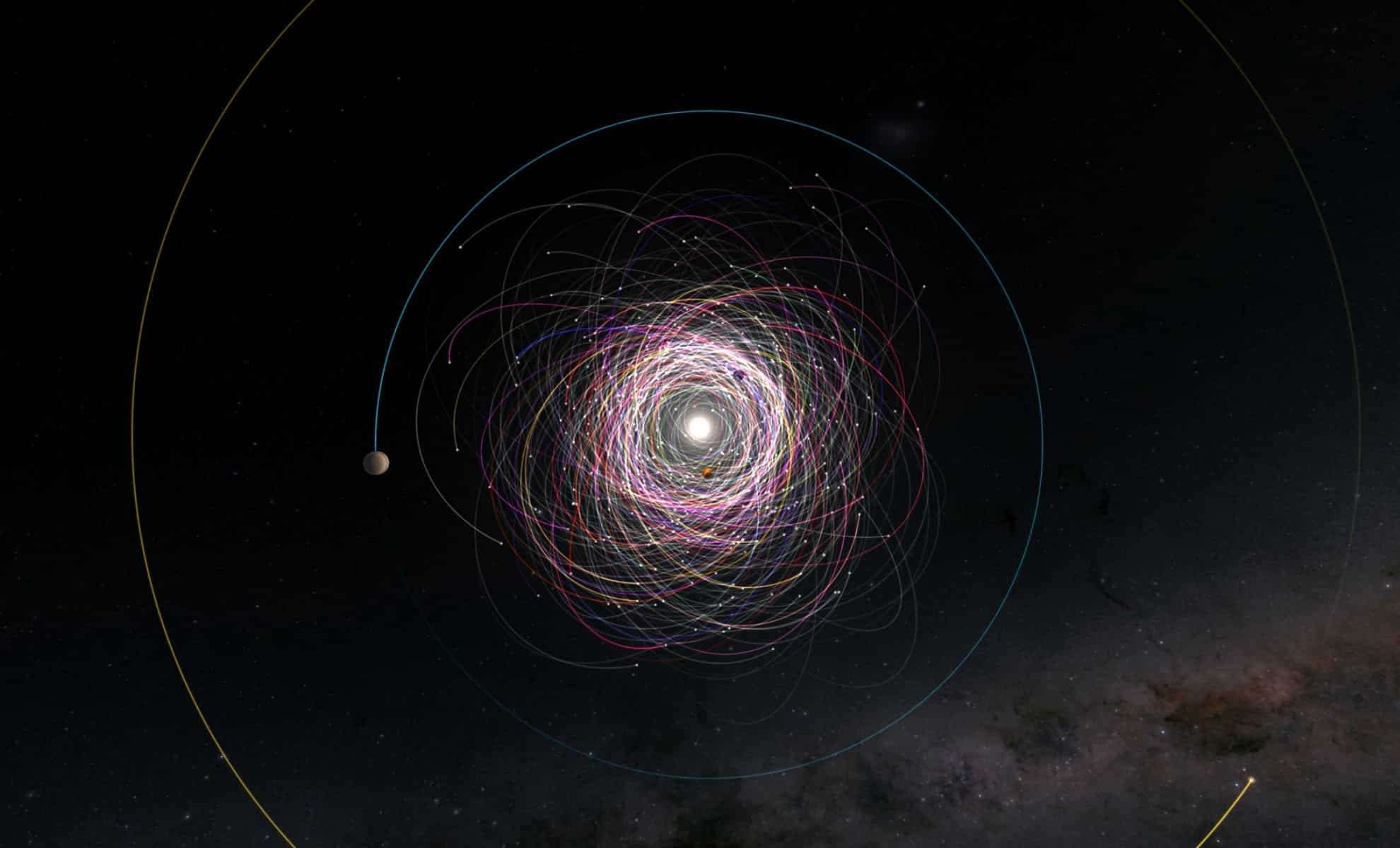 Gaia Unveils Hundreds of New Moons Orbiting Asteroids in Our Solar System 