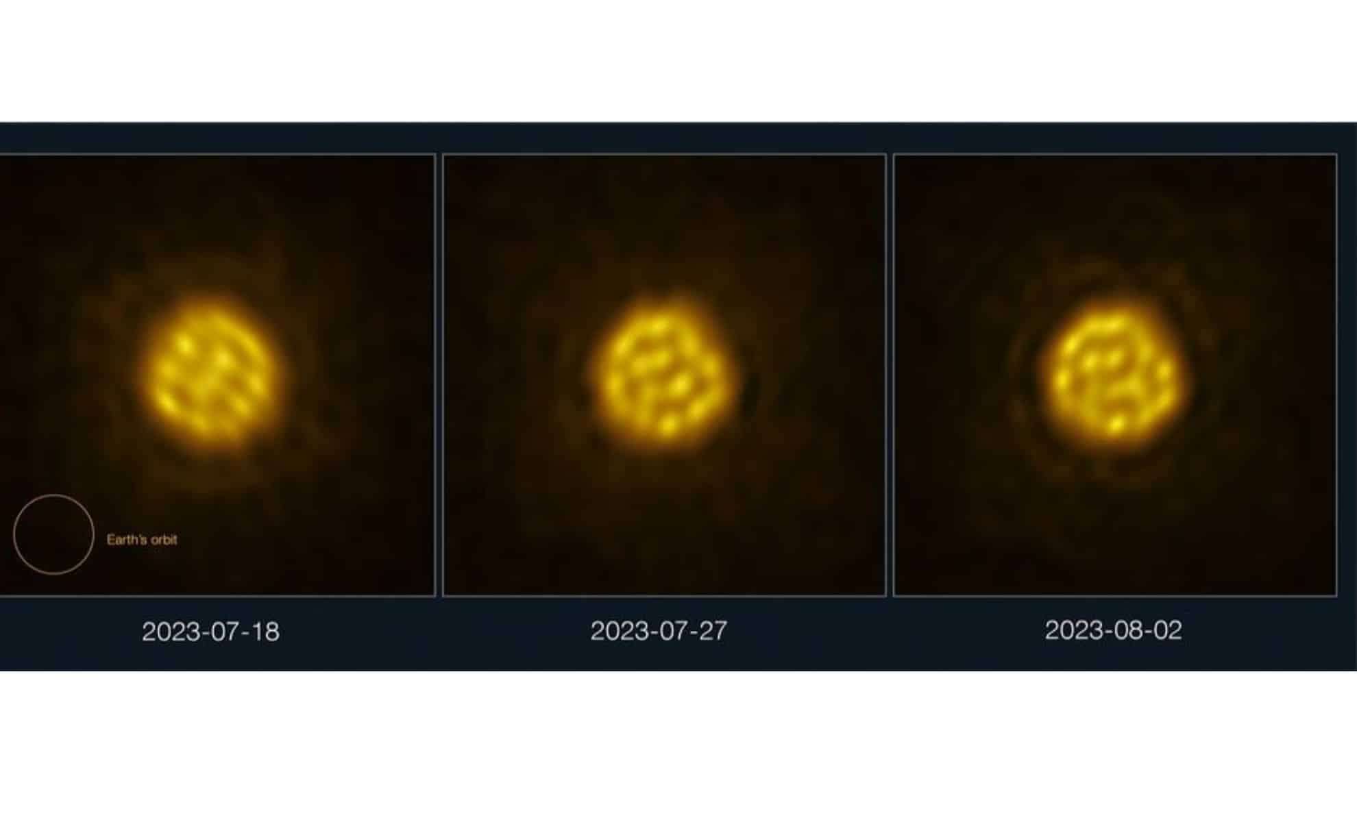 Astronomers Reveal Groundbreaking Images of Massive Gas Bubbles on Distant Red Giant Star 