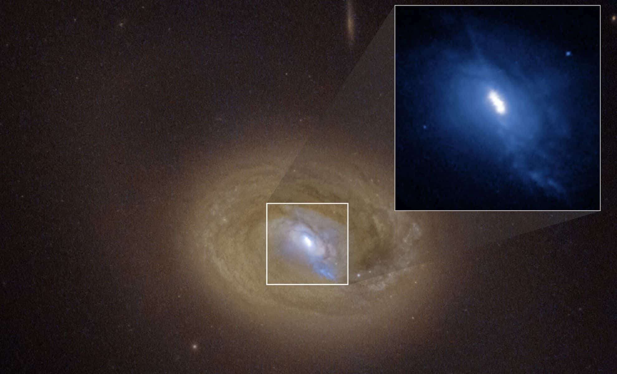 Hubble and Chandra Identify Nearest Pair of Supermassive Black Holes 