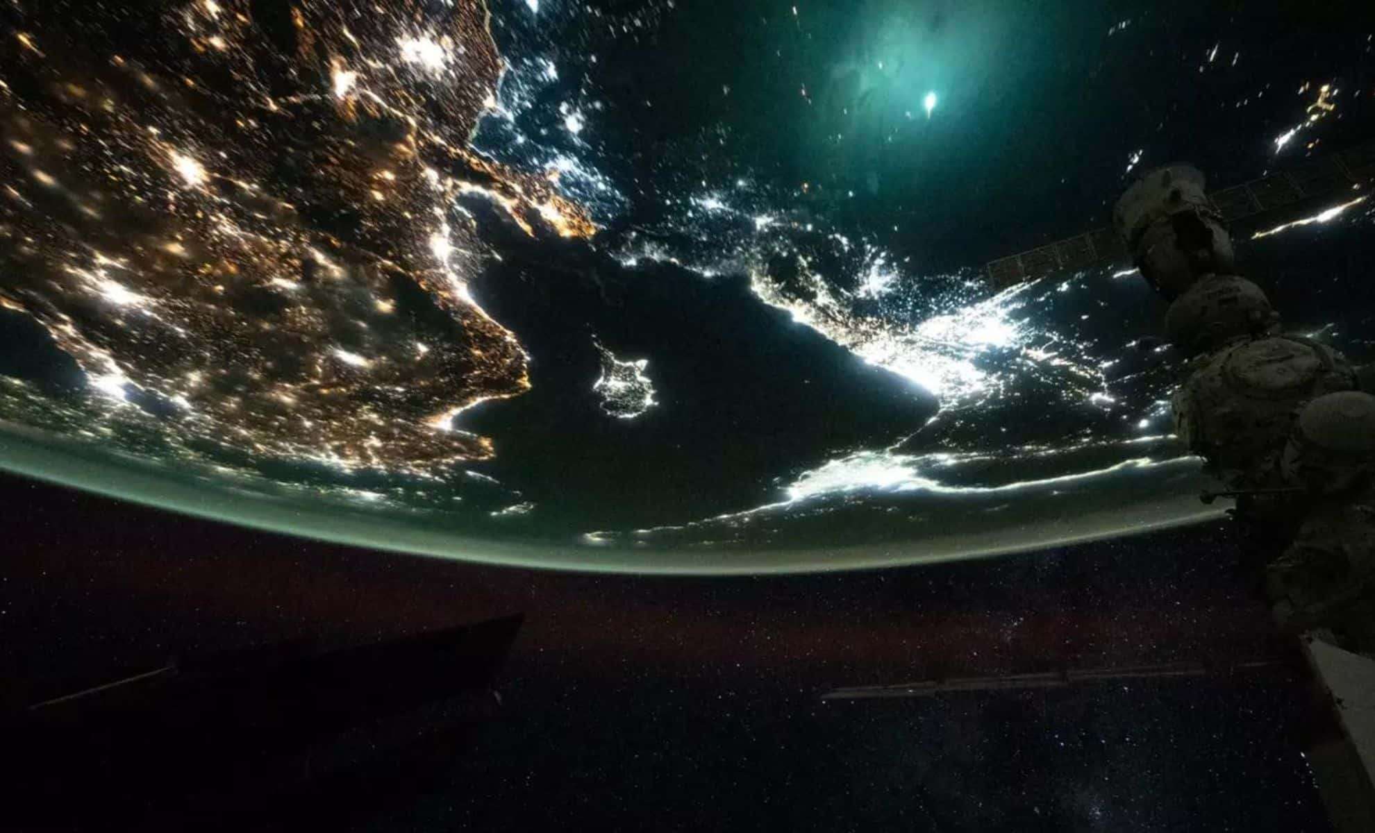 NASA Astronaut Captures Stunning Meteor Explosion Over North Africa from ISS 