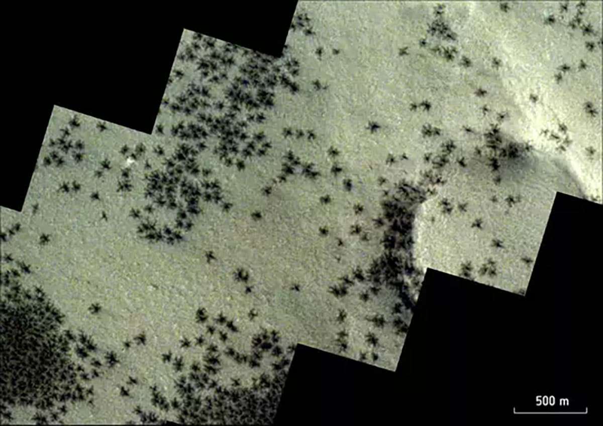 NASA Unlocks the Formation Secrets of Mars’ Unique South Polar “Spiders” 