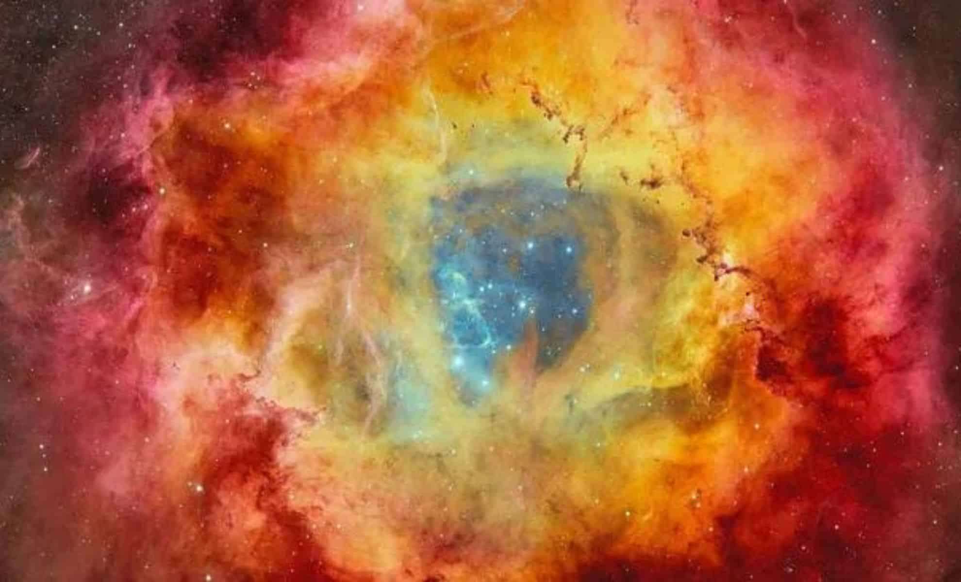 Dark Energy Camera Reveals Stunning Details of the Rosette Nebula’s Star-Forming Heart 