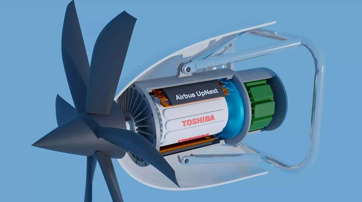 Airbus and Toshiba Develop Cutting-Edge Superconducting Motor for Next-Gen Aircraft 