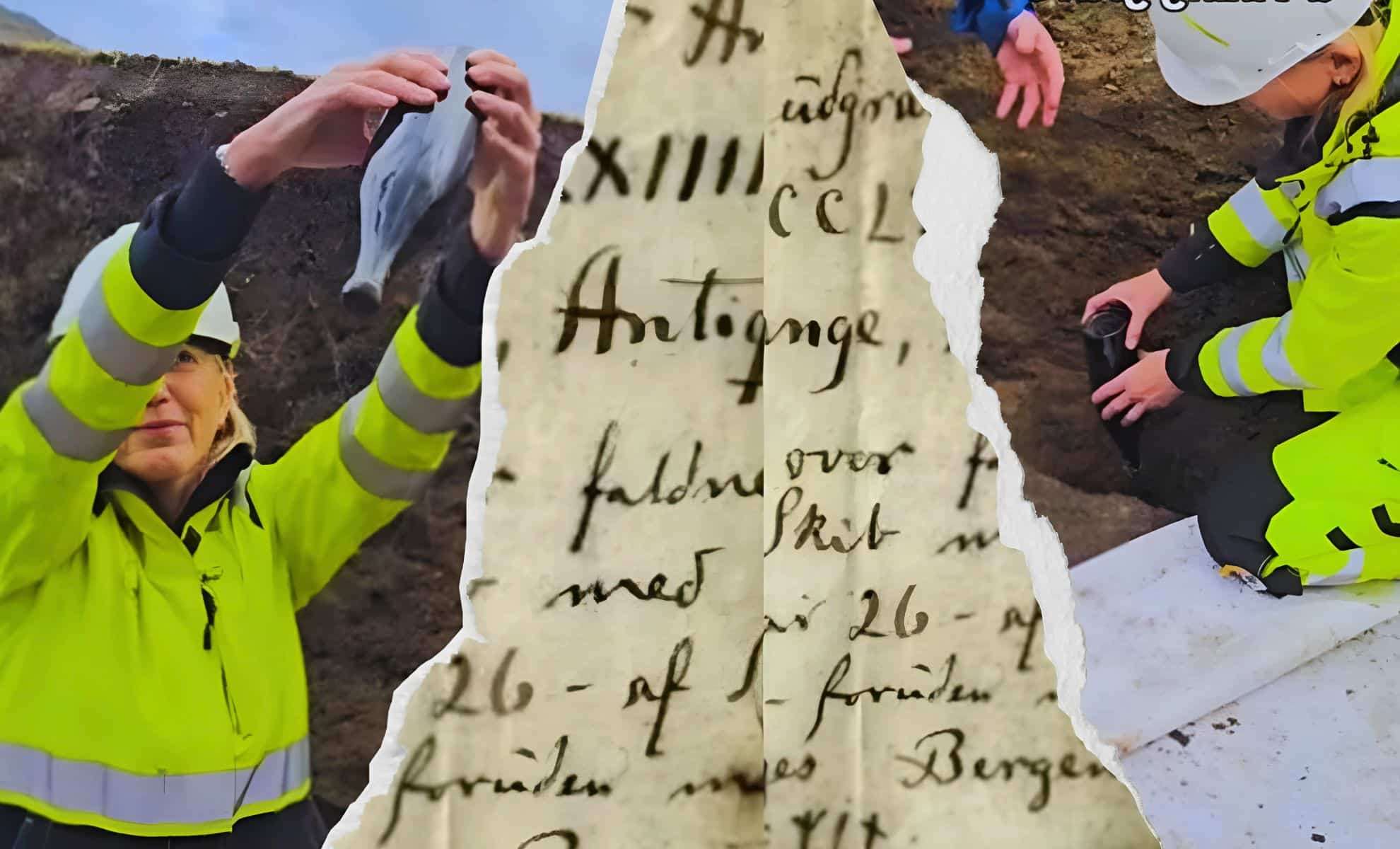150-Year-Old Message in a Bottle Discovered at Norwegian Viking Burial Site 
