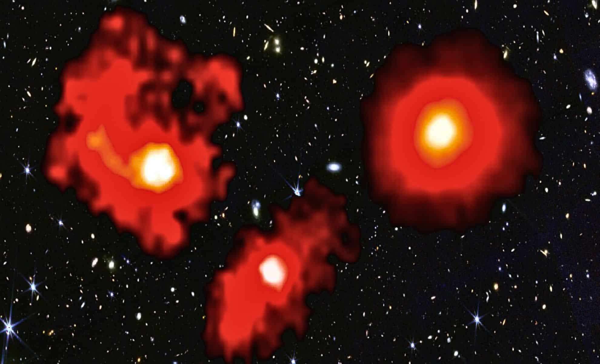 James Webb Uncovers Enormous ‘Red Giants’ Transforming Our View of Early Galaxies 