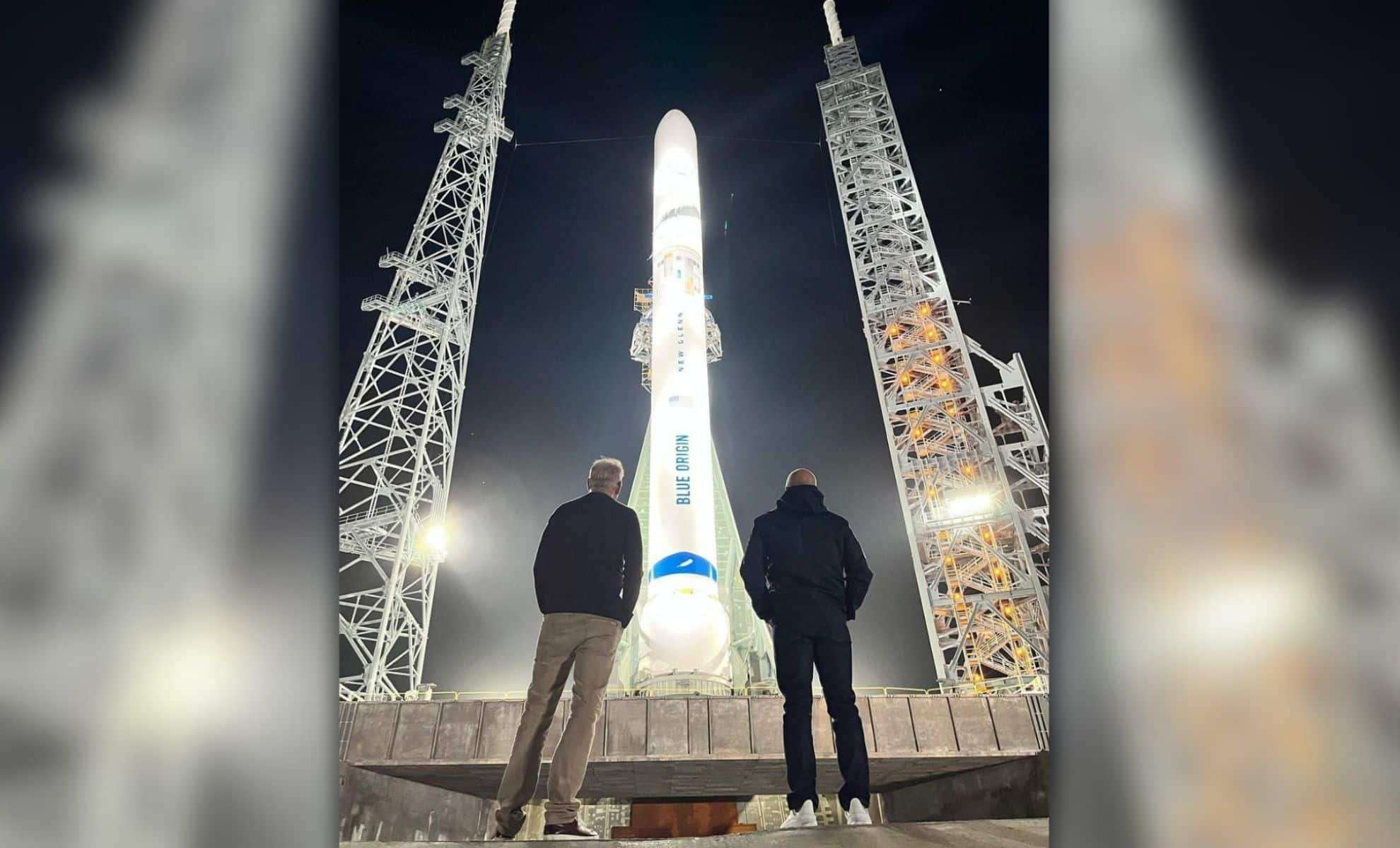 Blue Origin Prepares New Glenn Rocket for Launch at Cape Canaveral 