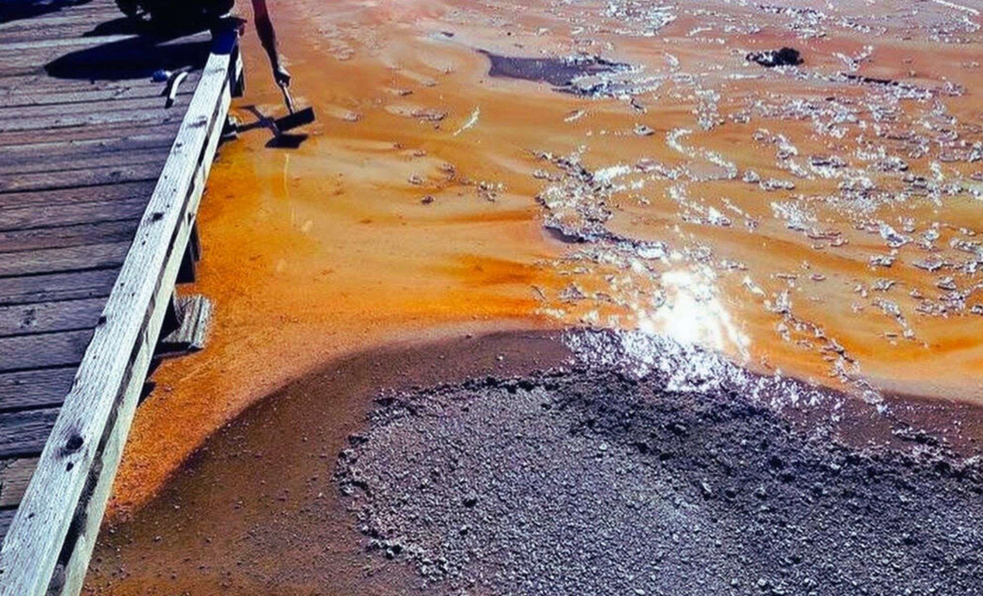Yellowstone Ranger Steps In After Visitor Vandalizes Iconic Old Faithful Geyser 
