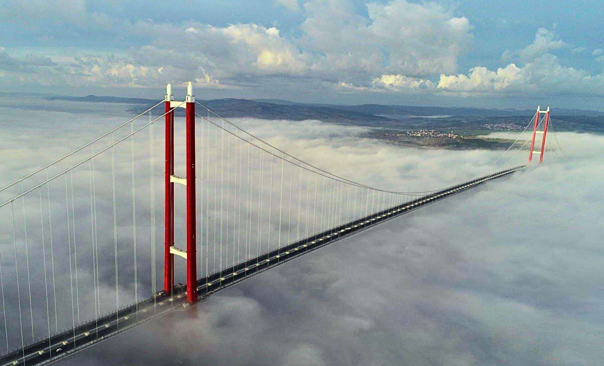 Record-Breaking Suspension Bridge Revolutionizes Europe-Asia Transit in Turkey 