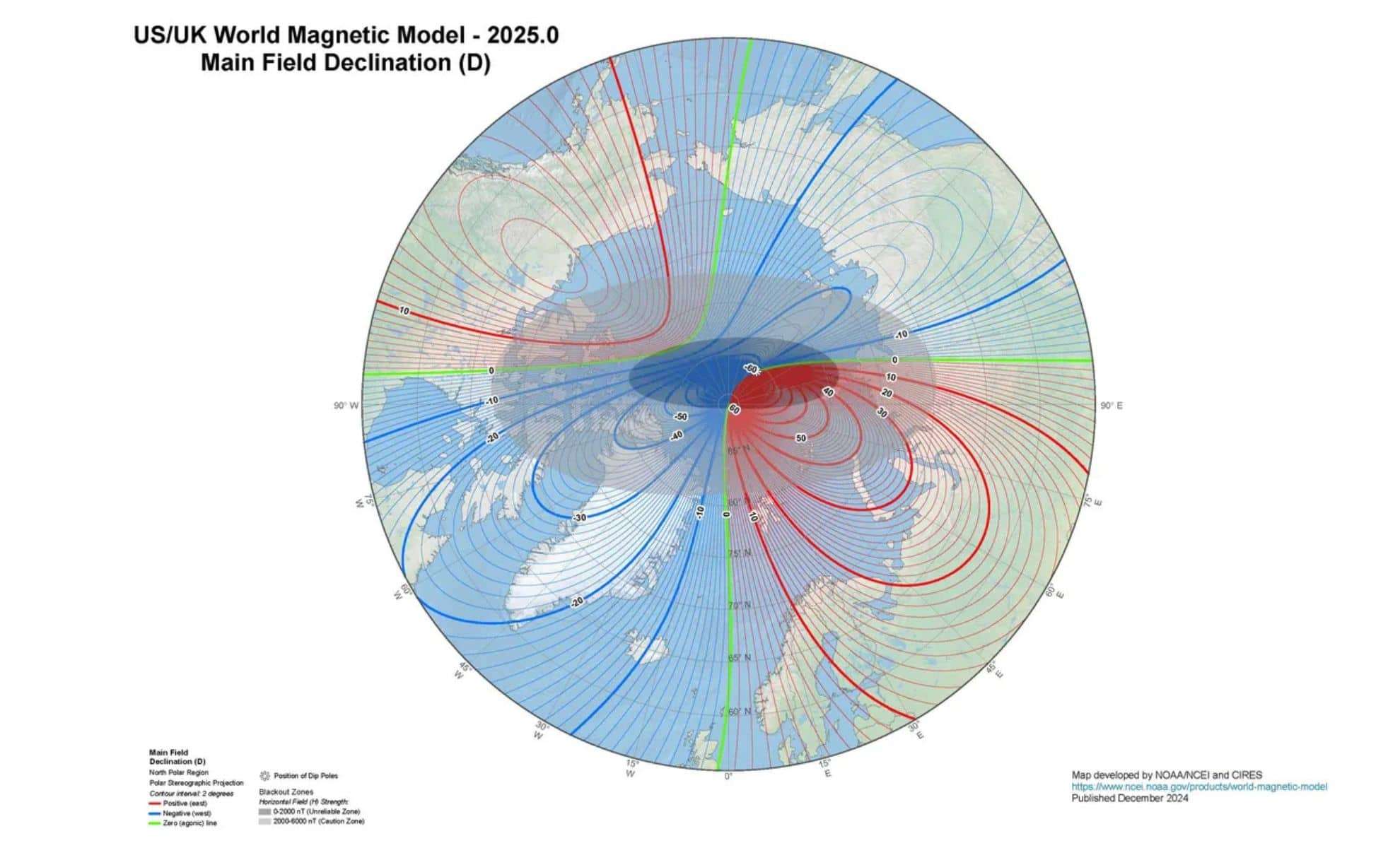 Tracking the Dynamic Shift of Earth’s Magnetic North Pole and Its Causes 