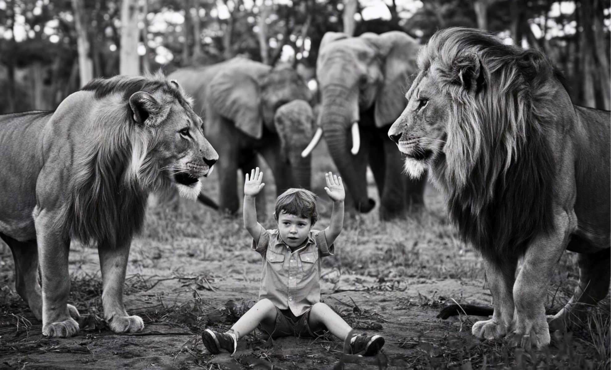 Young Boy Endures 5 Days Alone Amid Lions and Elephants in Zimbabwe Wilderness 