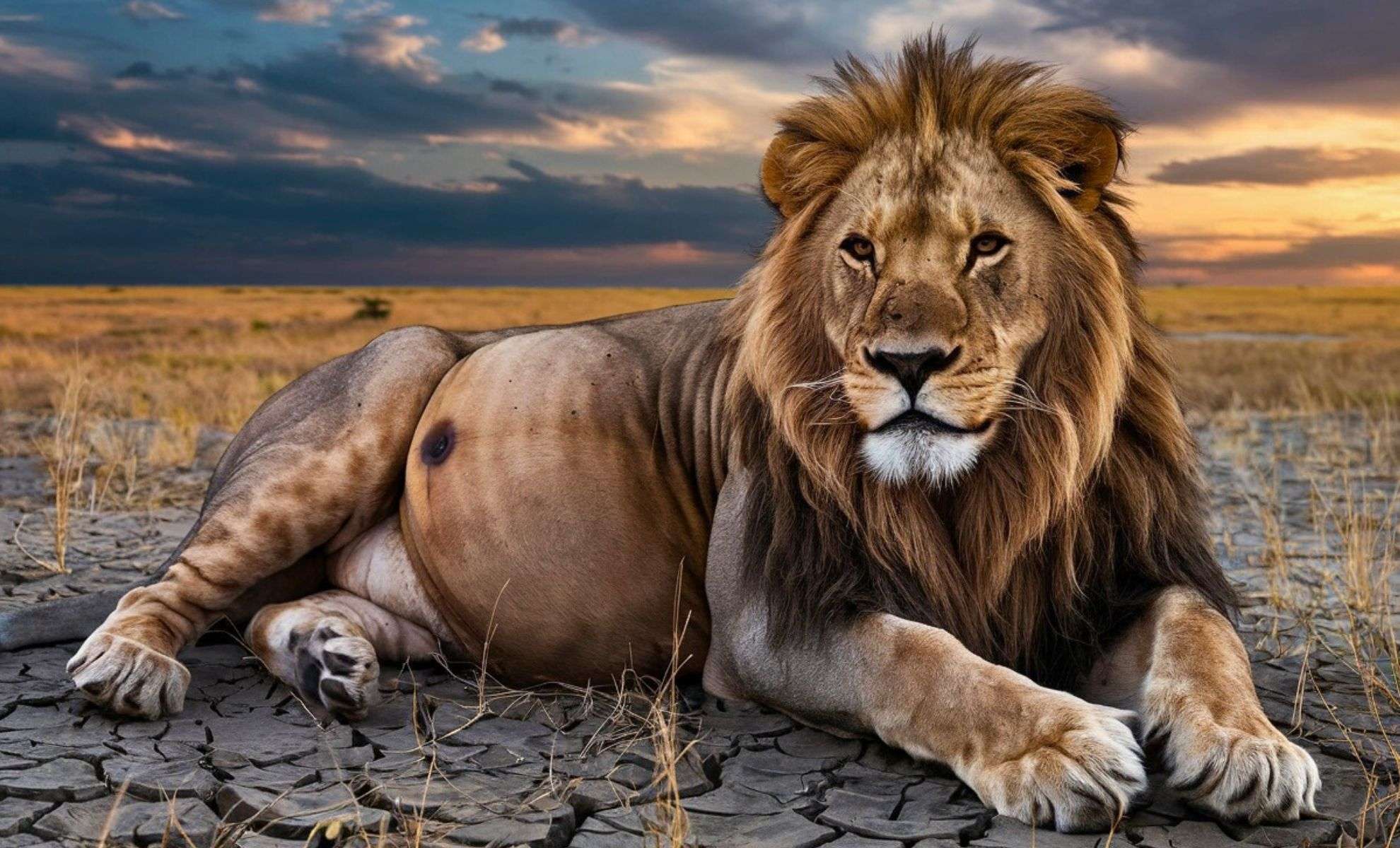 Veterinarians Uncover Hidden Poaching Scheme After Rescuing Enormous Lion 