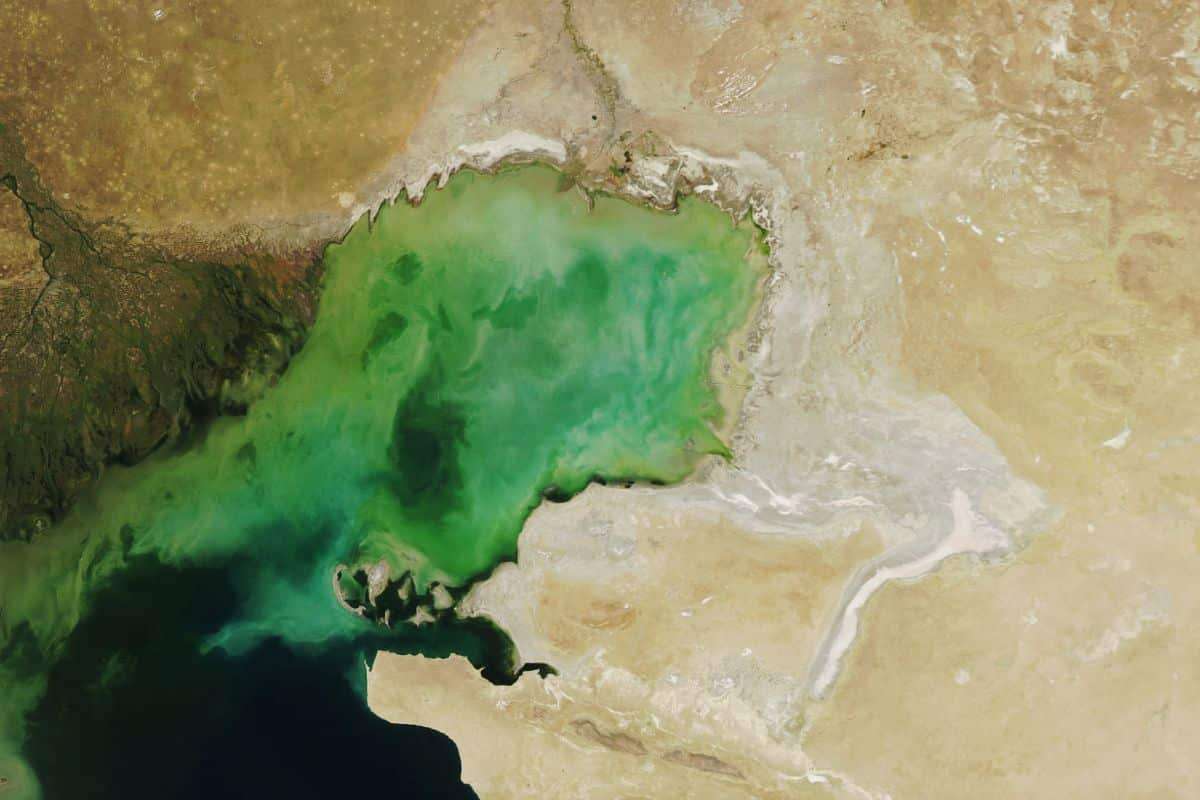 NASA Documents an Enigmatic Island’s Brief Appearance in the Caspian Sea 