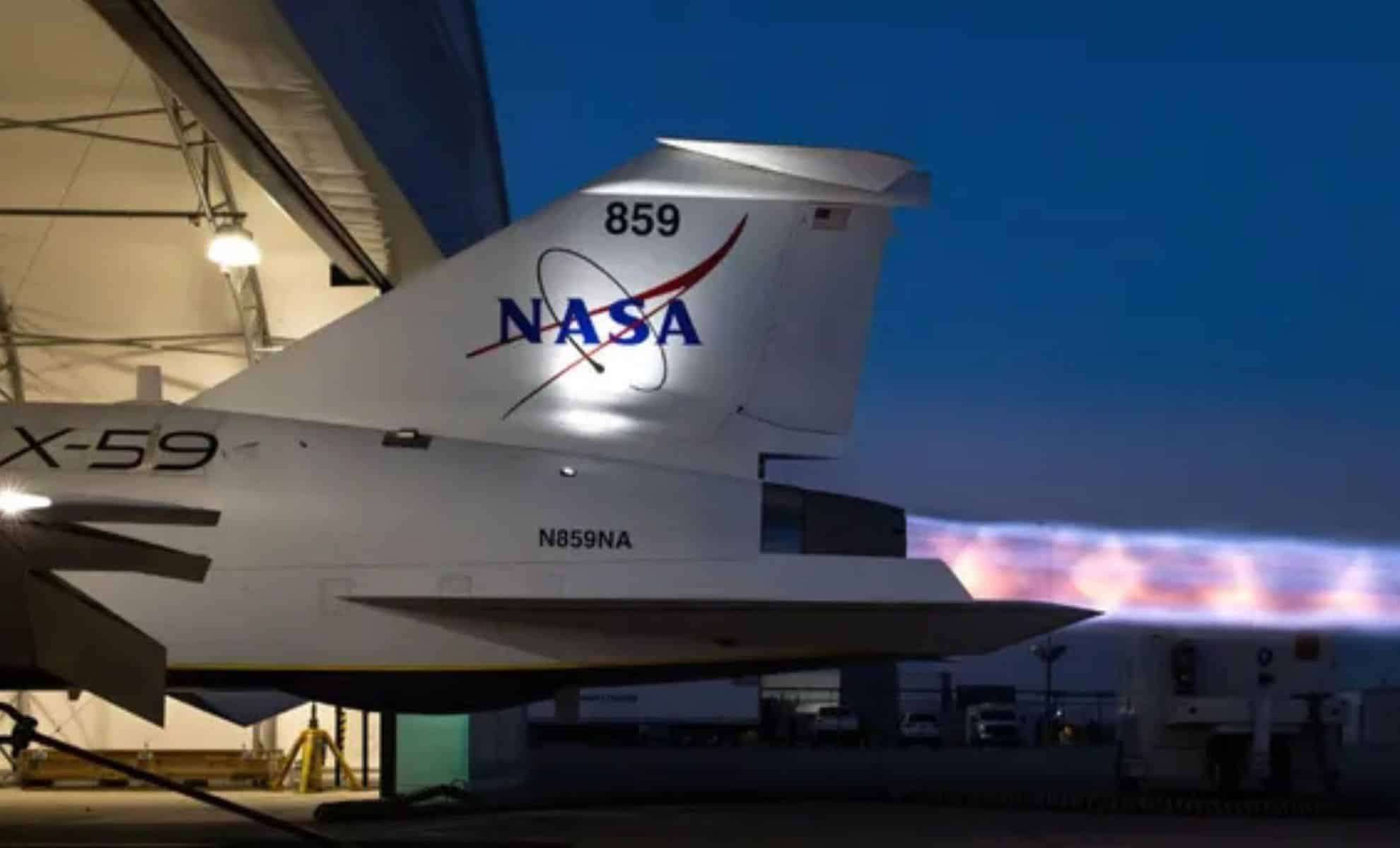 NASA’s X-59 Quiet Supersonic Jet Advances with Successful Afterburner Trials 
