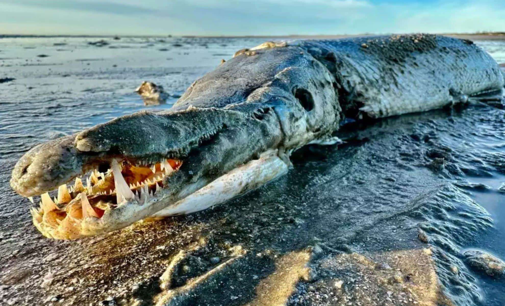 Rare Alligator Gar Sighting on Texas Shore Reveals Ancient Fish’s Resilience 