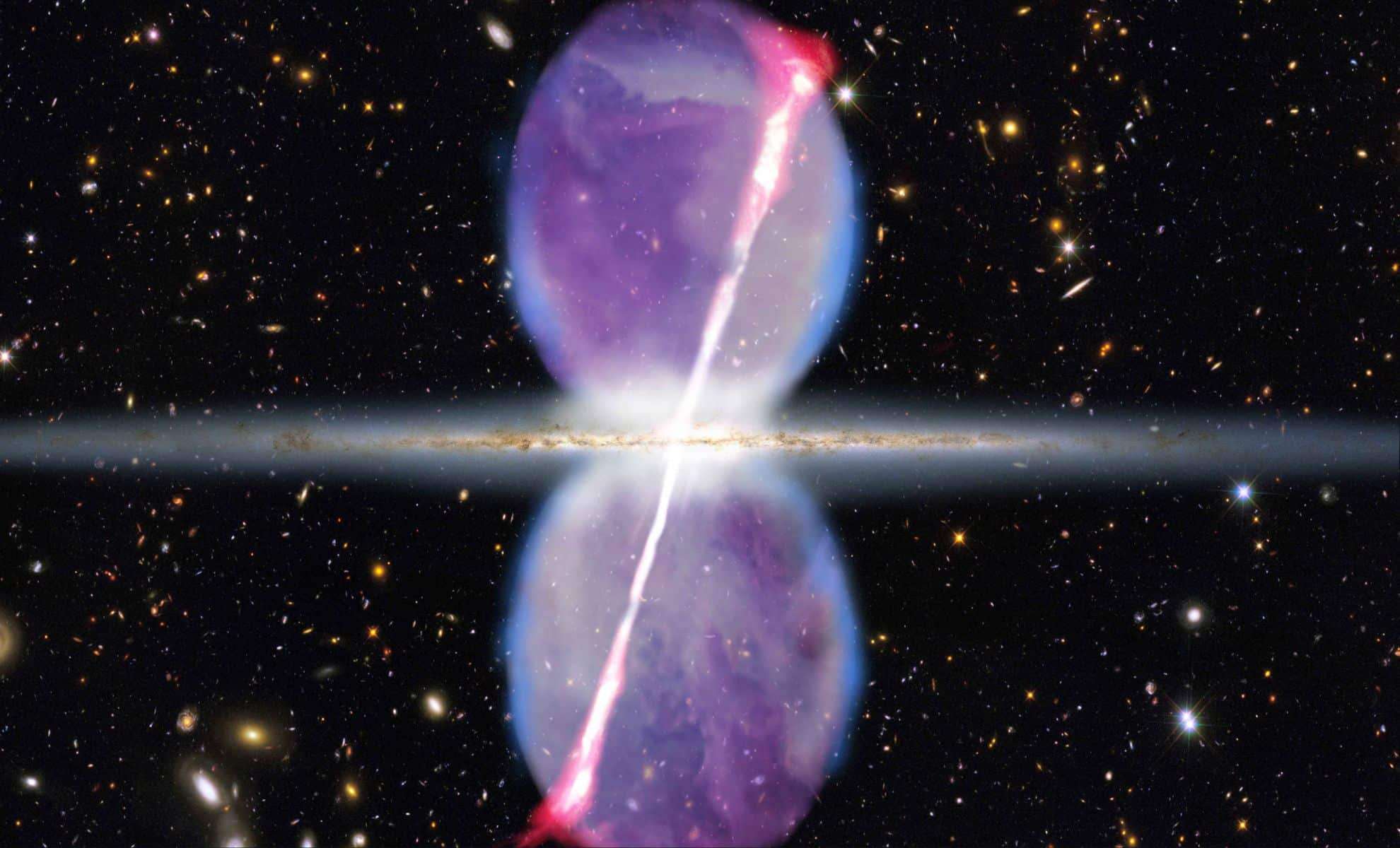 Enormous Energetic Bubbles Sentinel Above the Milky Way Unveiled 