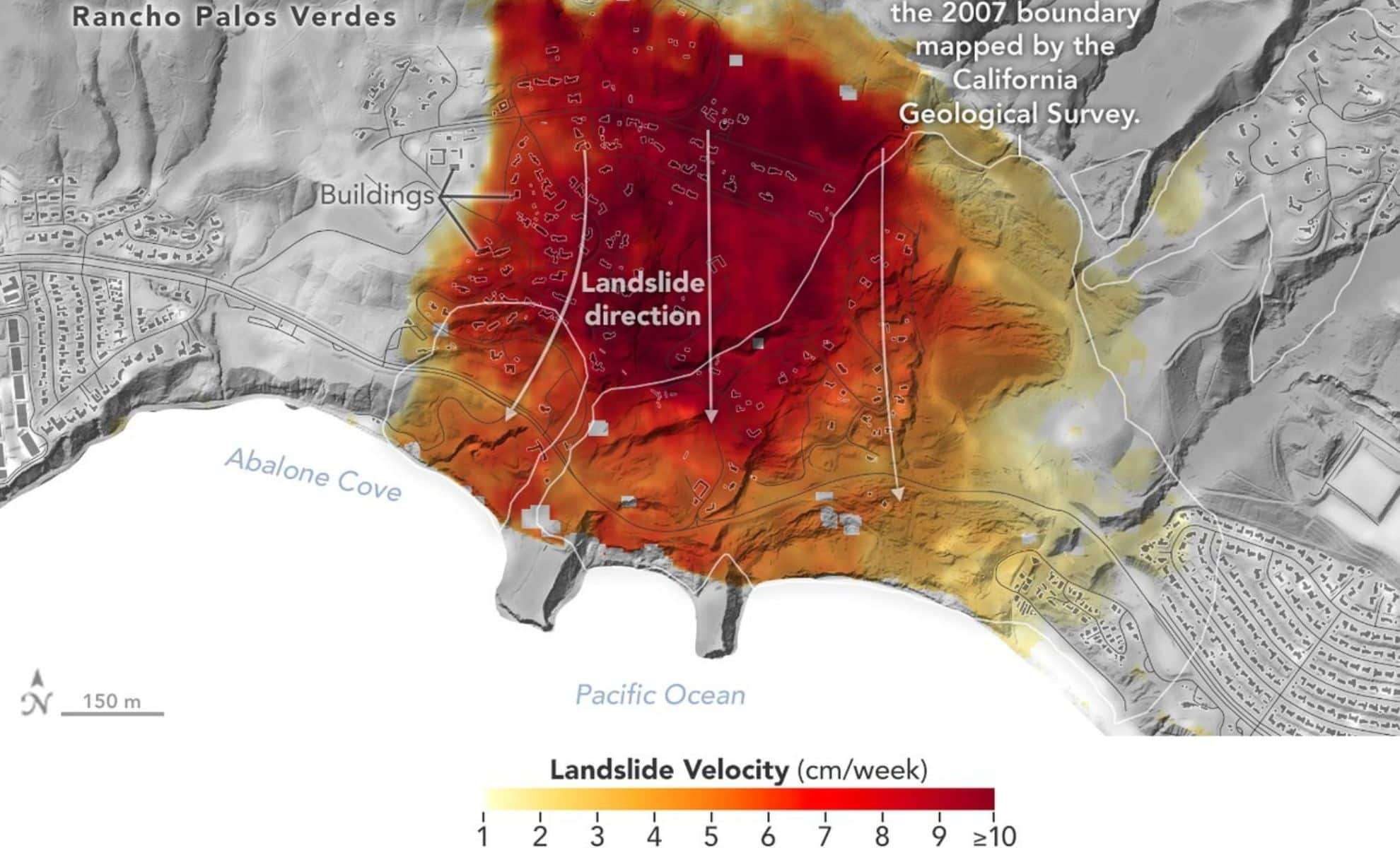 Advanced NASA Radar Uncovers Rapidly Growing Landslides Near Los Angeles 