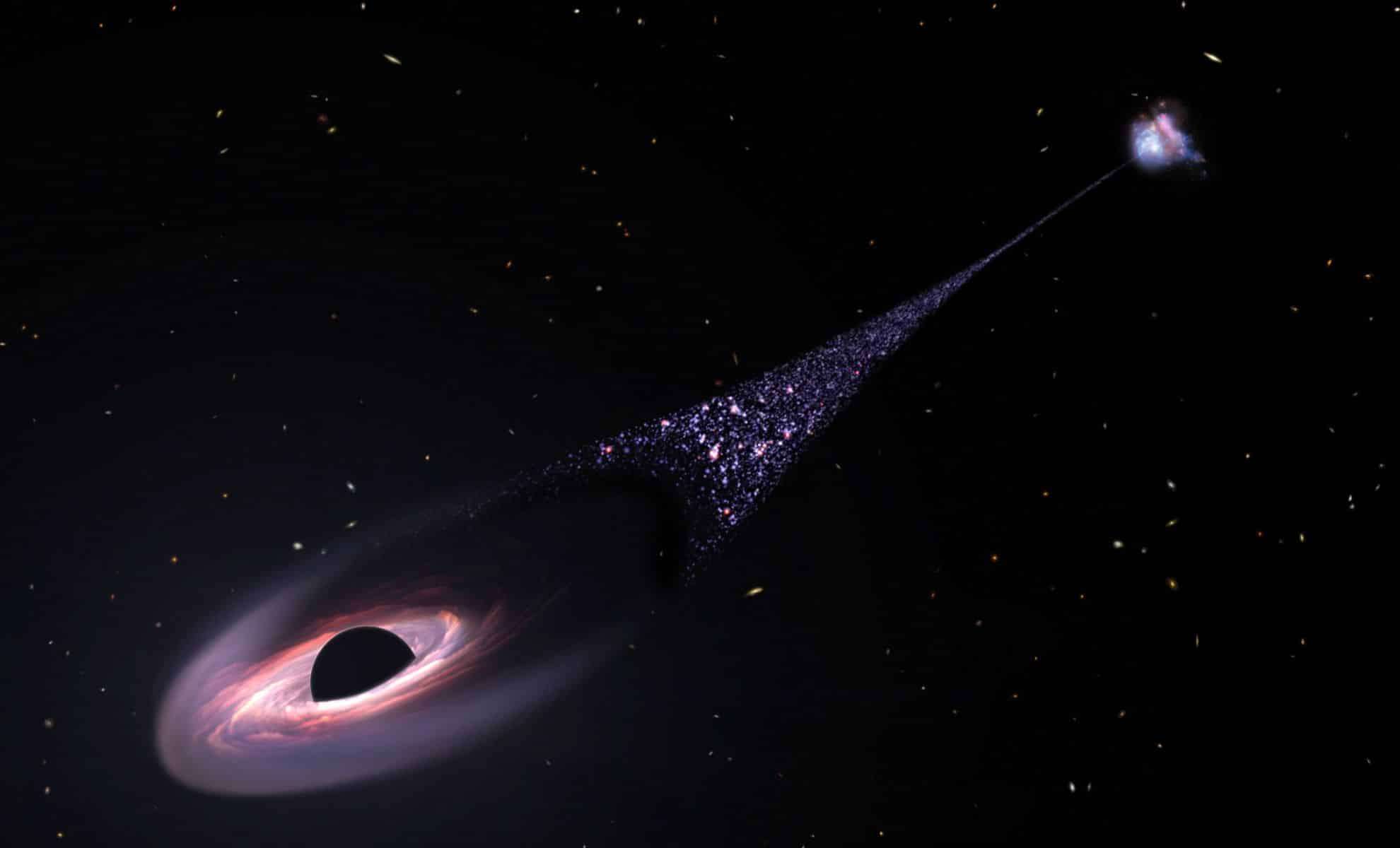 A Massive Black Hole from a Nearby Galaxy Is Moving Toward the Milky Way: Implications for Our Galaxy’s Future 