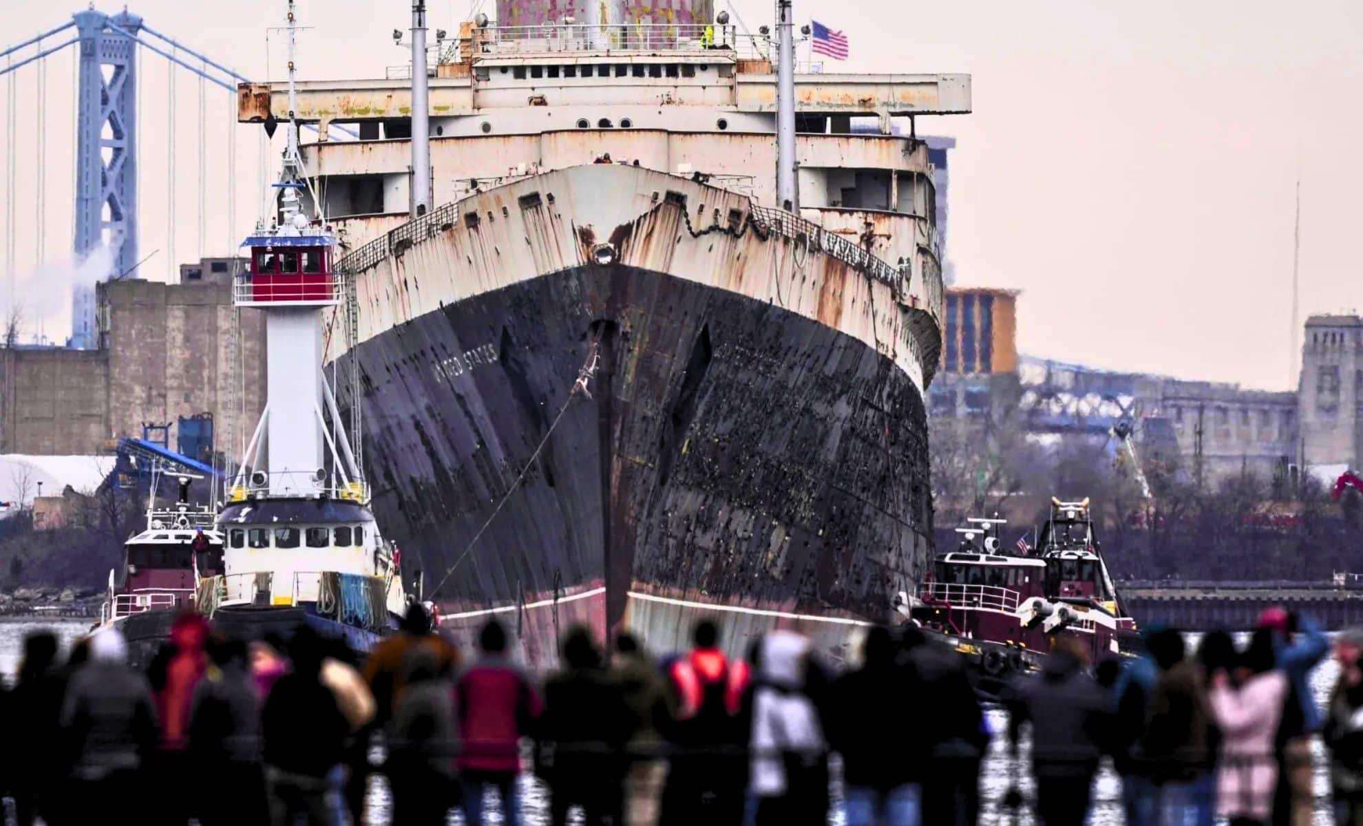 Historic SS United States Sets Sail for Its New Life as the Largest Artificial Reef 
