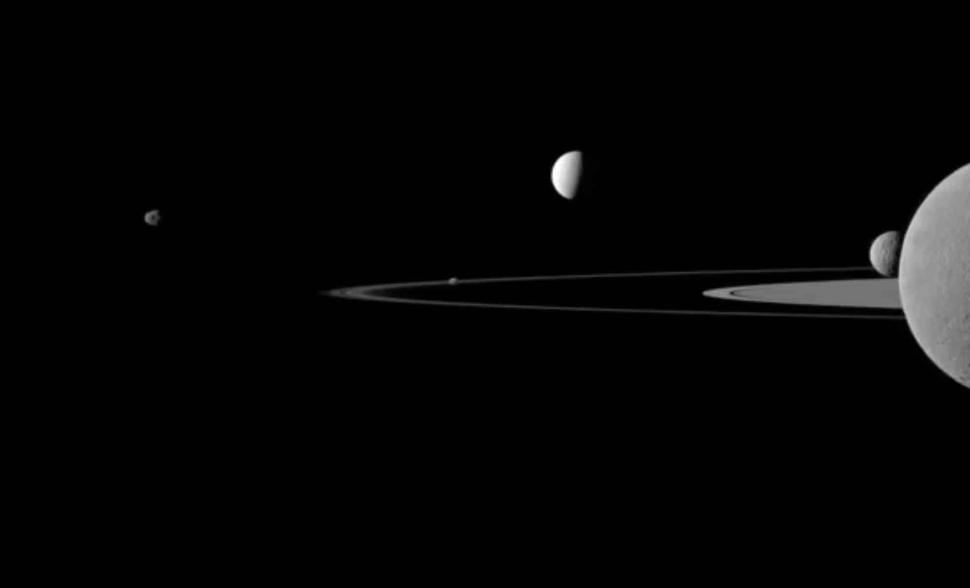 Scientists Discover 128 New Faint Moons Orbiting Saturn, Expanding Its Moon Count Dramatically 