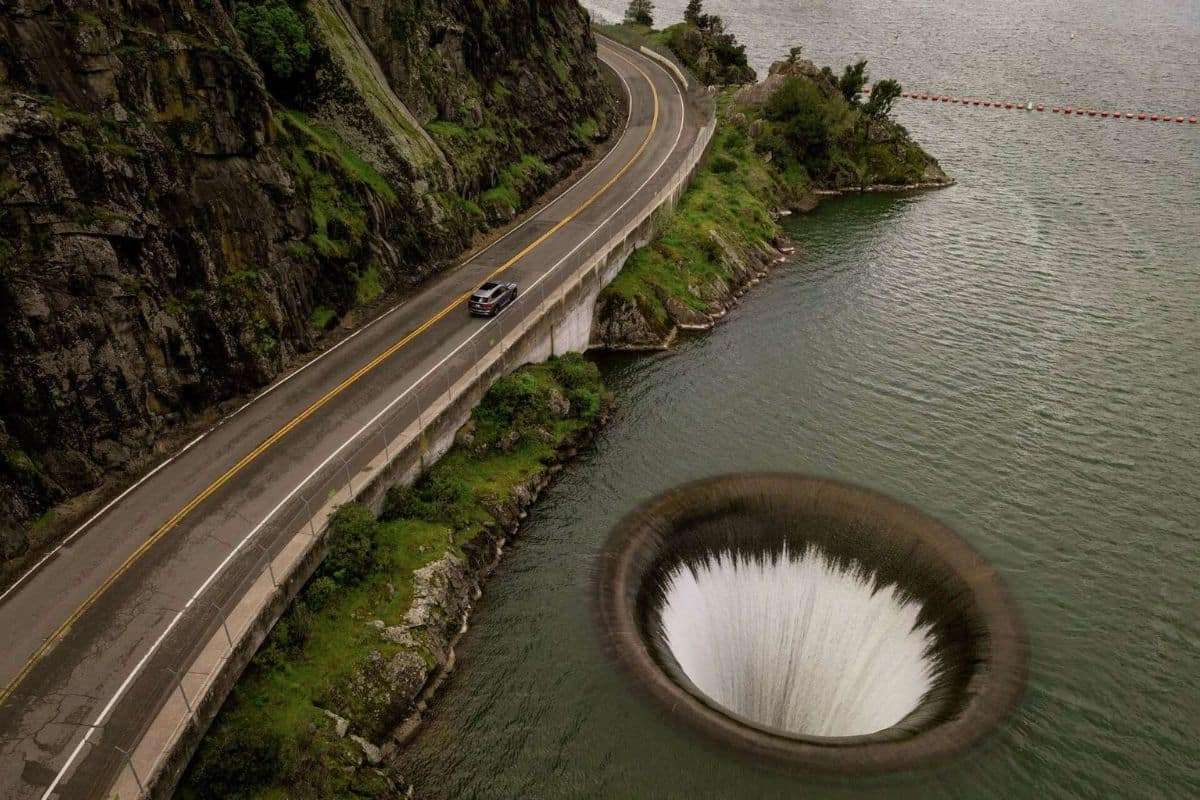 California’s Enormous Lake Berryessa Vortex Reactivates After Six Years 