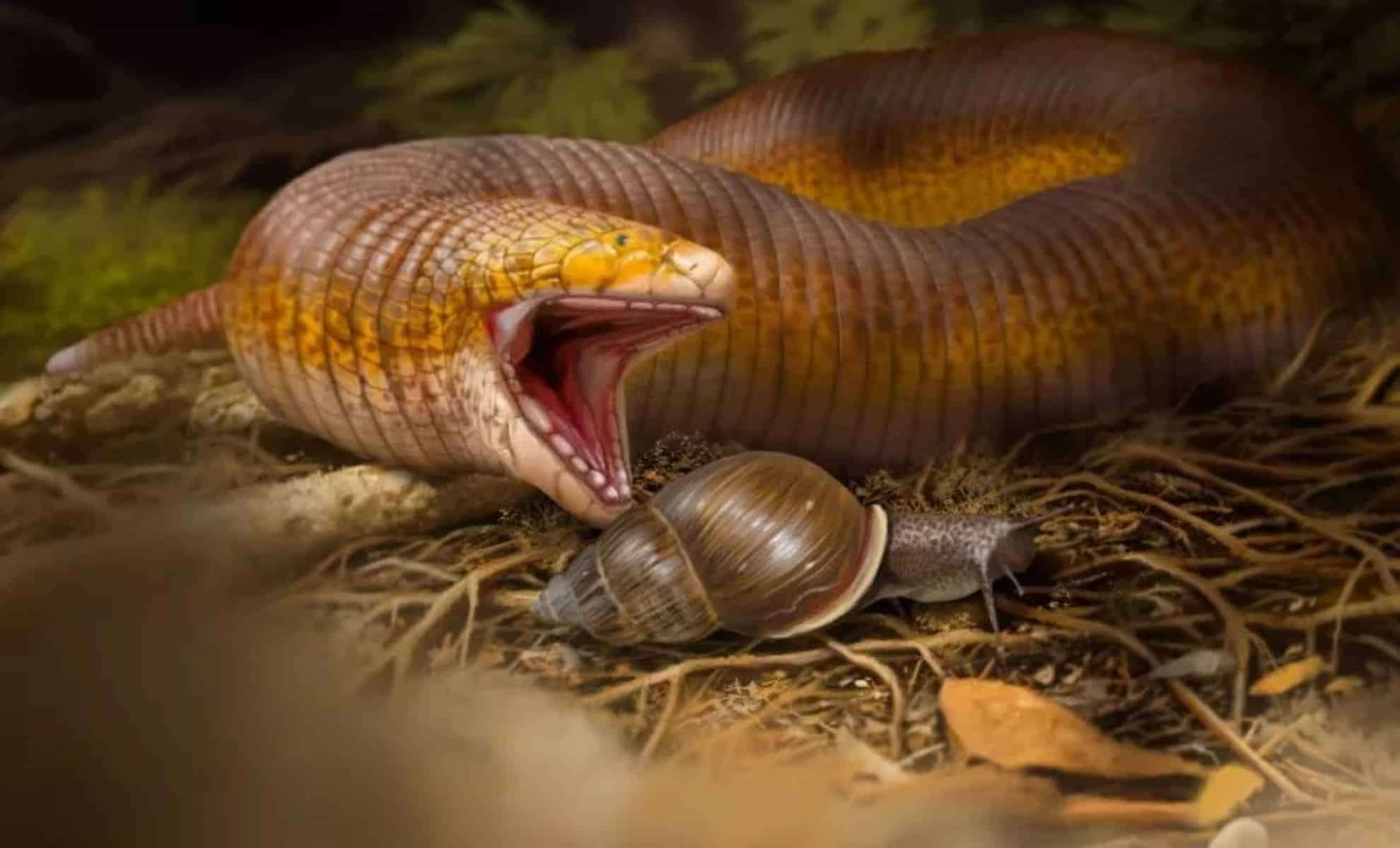 Unveiling the Largest Worm Lizard Species from 50 Million Years Ago 
