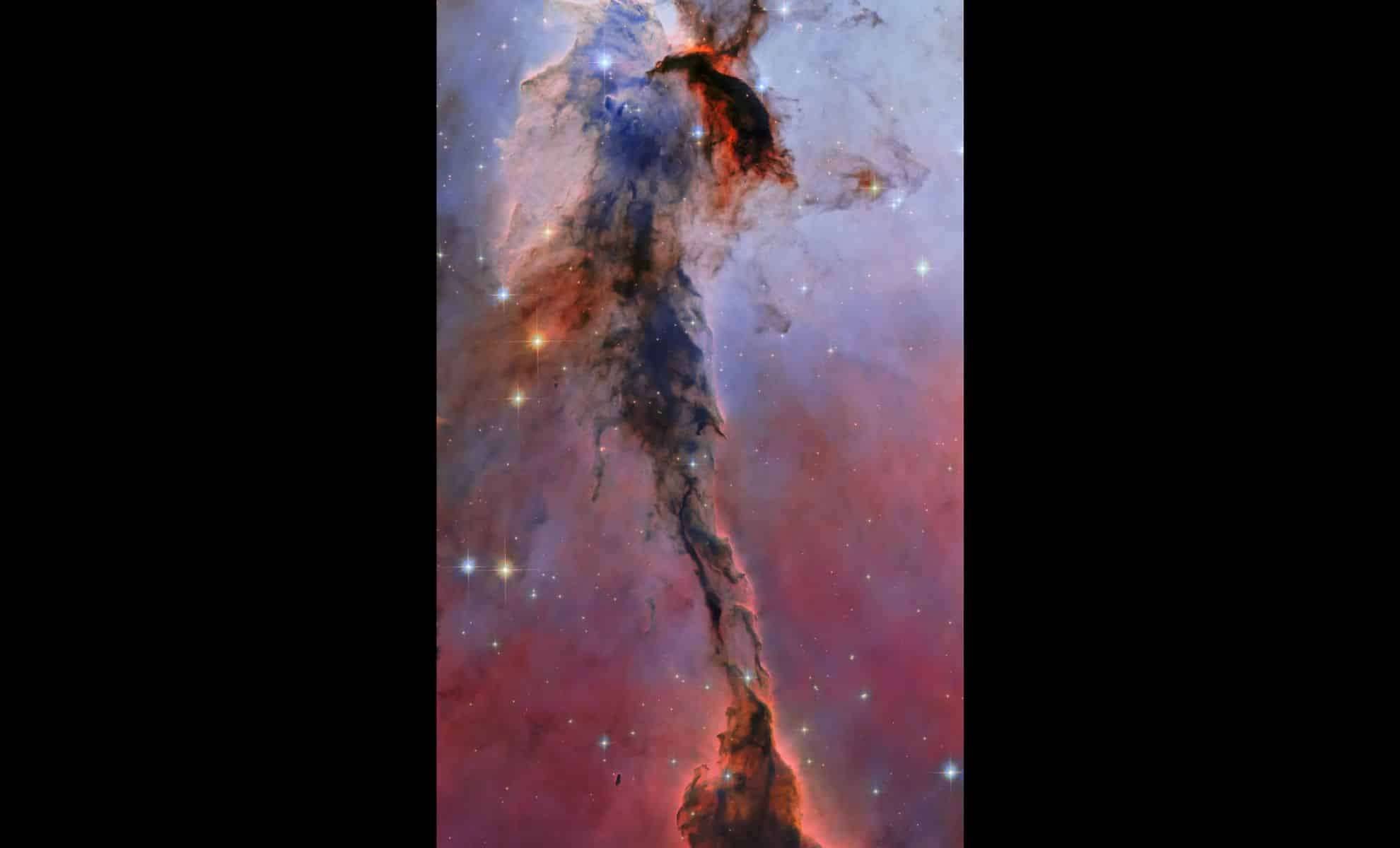 Hubble Reveals Stunning New View of Gigantic ‘Pillar of Creation’ in Eagle Nebula 