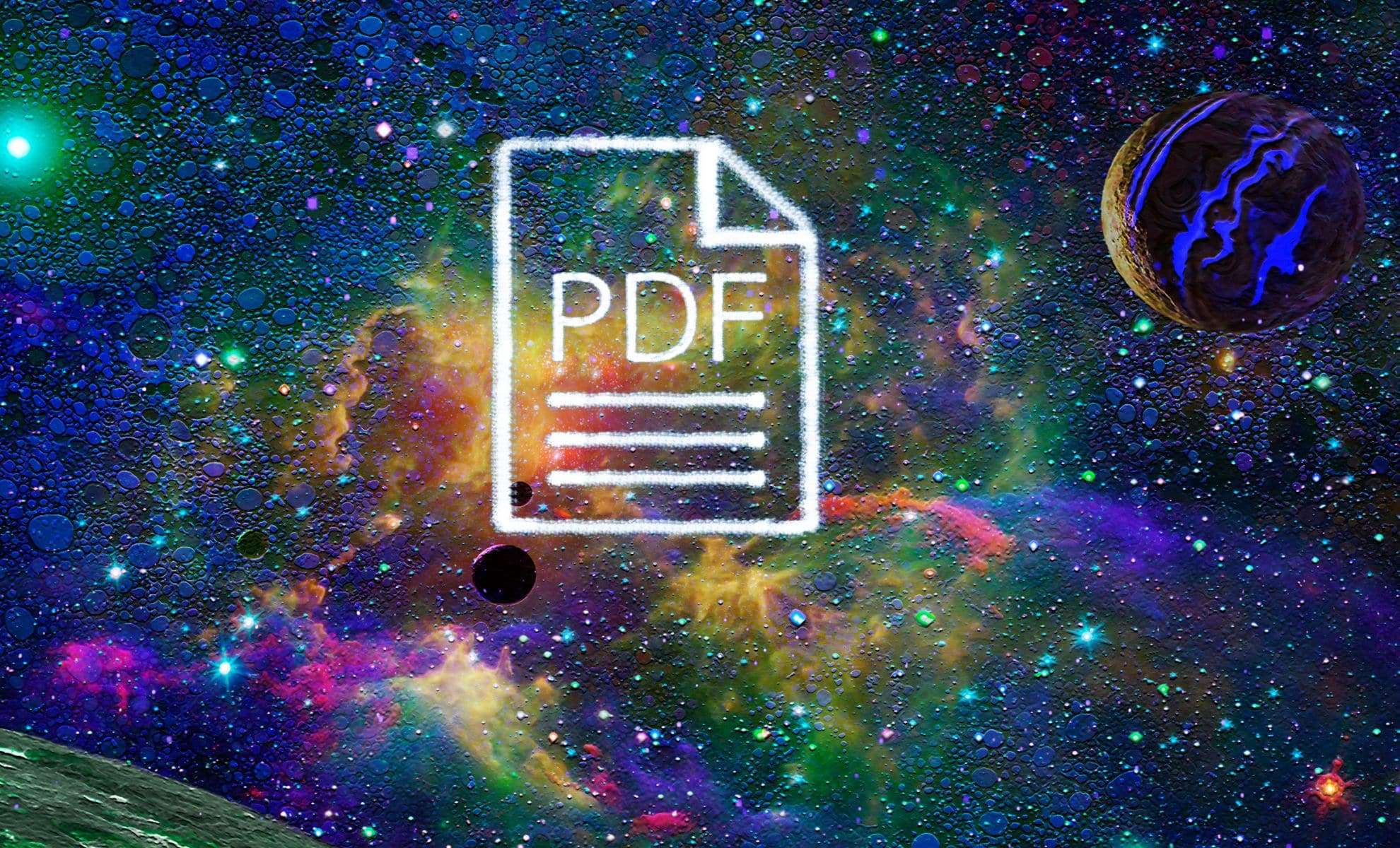 Developer Crafts PDF File Exceeding the Size of the Observable Universe 