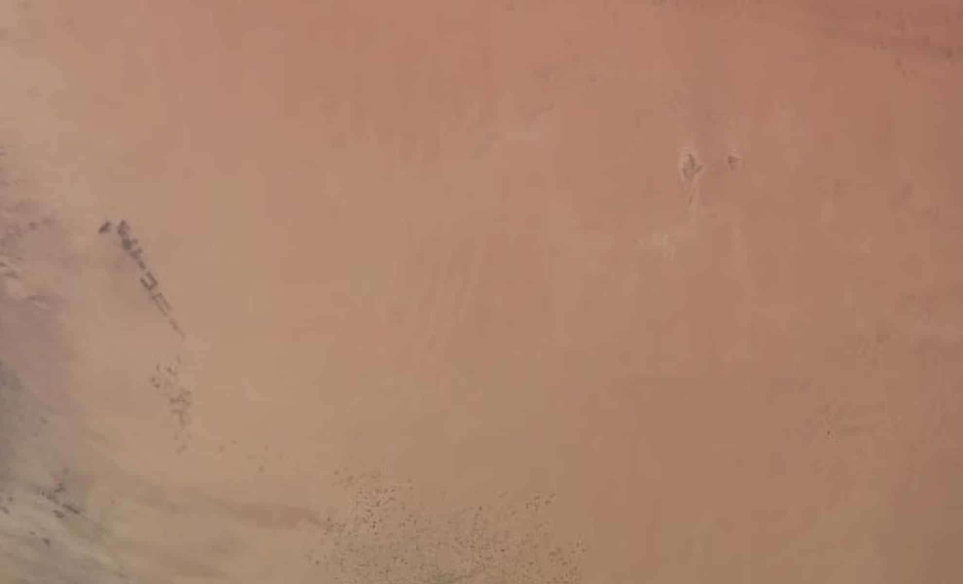 Orbiting Satellite Reveals Intriguing Desert Patterns From Space 