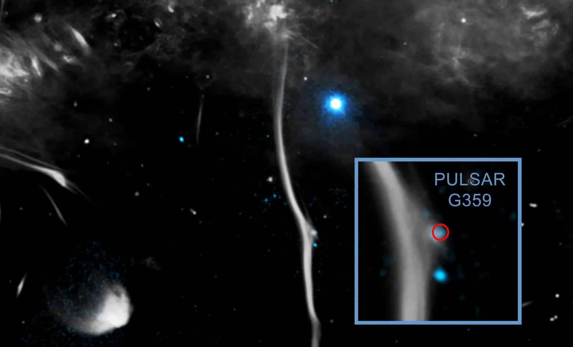 Pulsar Speeds Through Galactic Snake, Shattering Its Mysterious Filament 