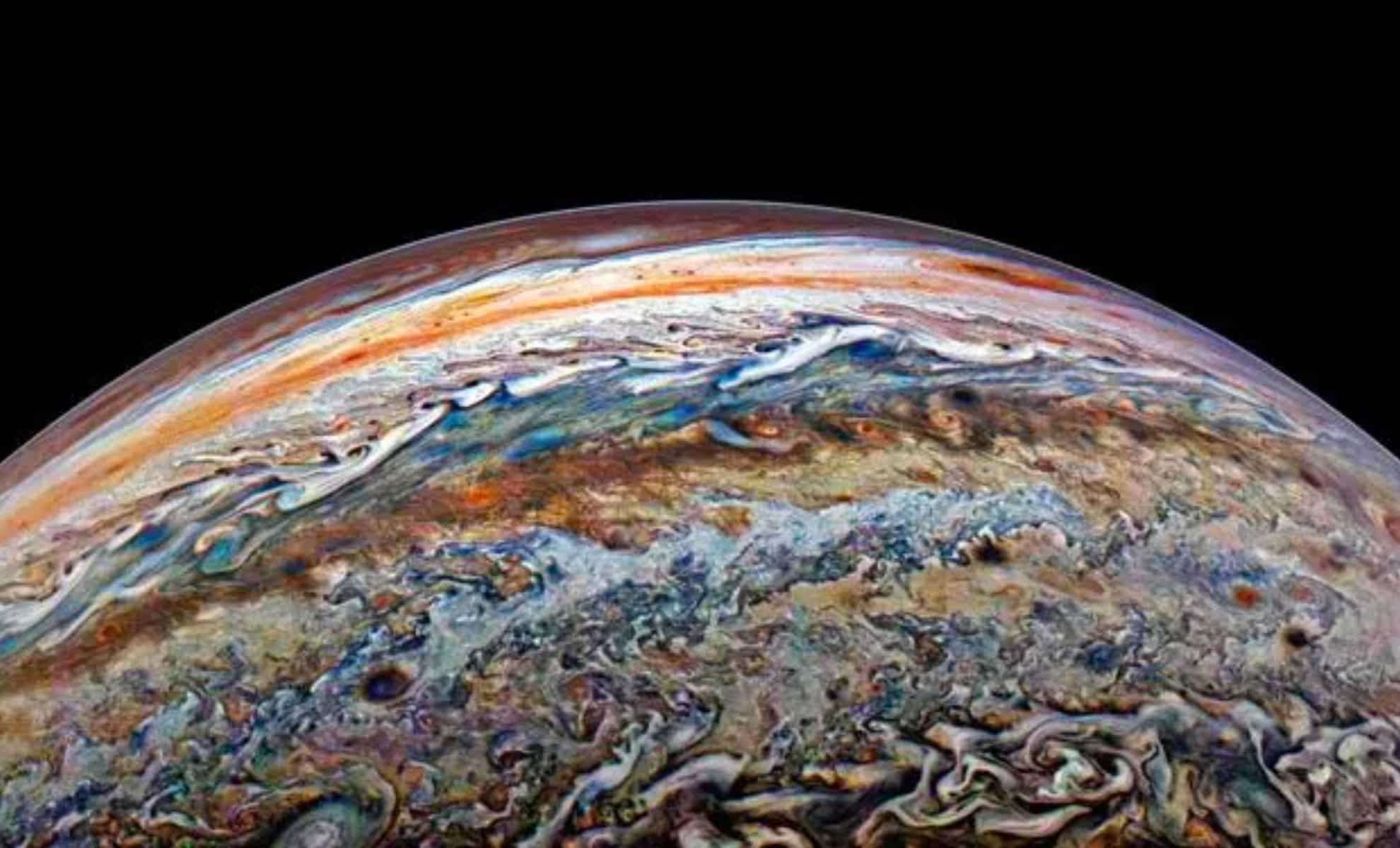Juno Captures Astonishing Details of Jupiter’s Surface During Final Approaches 