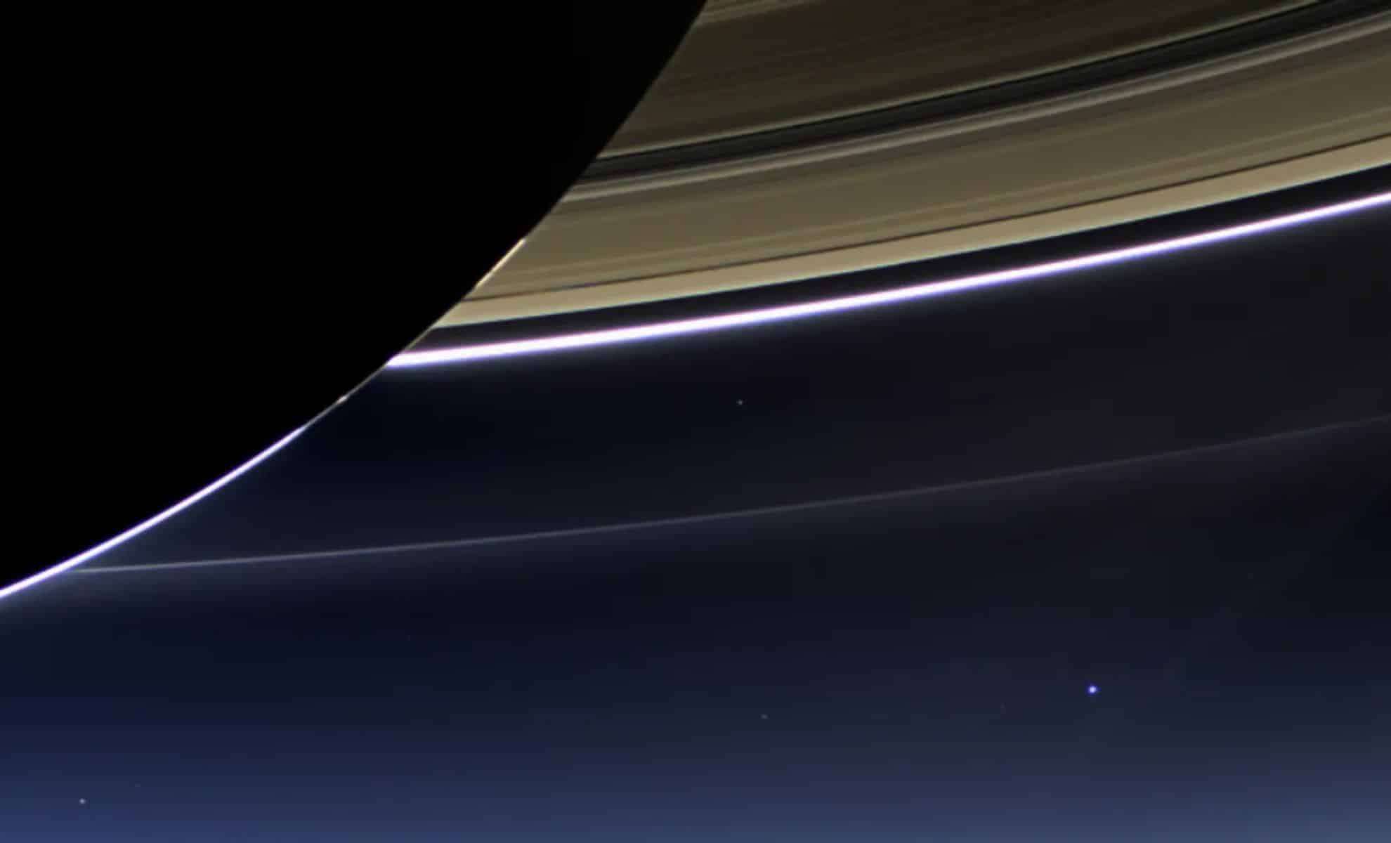 When Earth and Saturn United: Capturing a Rare Cosmic Snapshot 