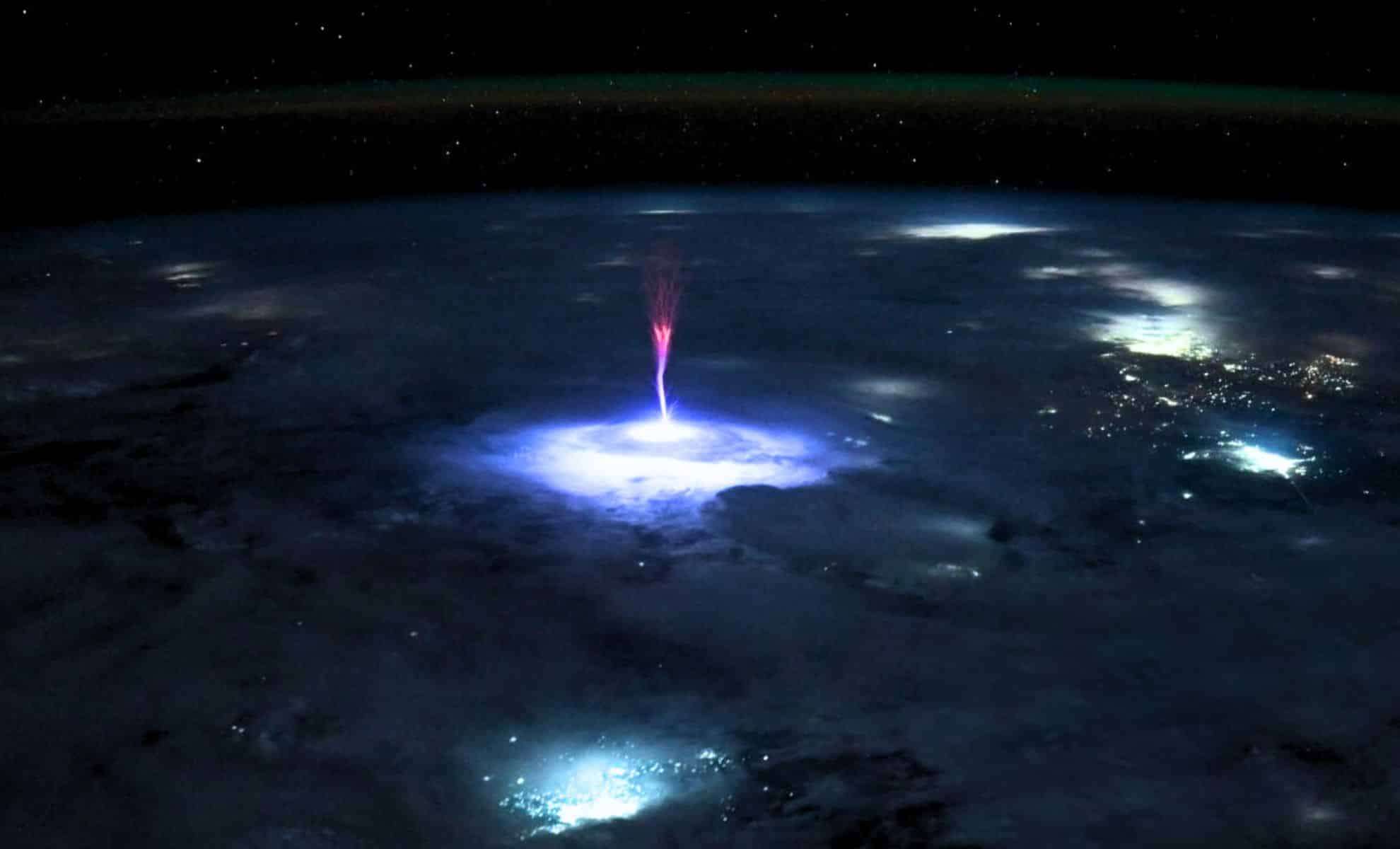 Astronaut Snaps Stunning Image of Rare Energy Beam Above Earth’s Atmosphere 