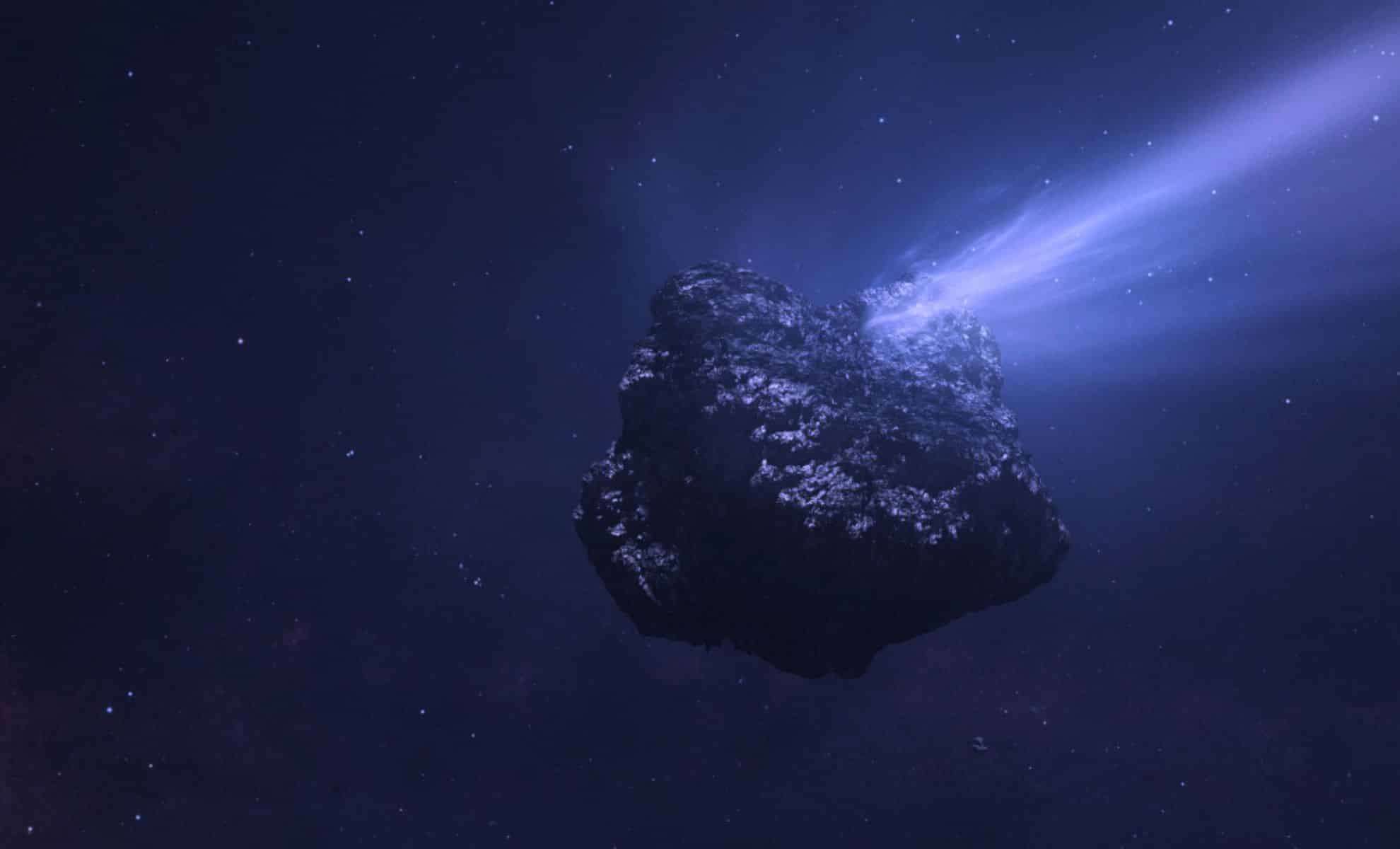 First Detection of Molecular Jets from a Massive Comet Approaching the Inner Solar System 