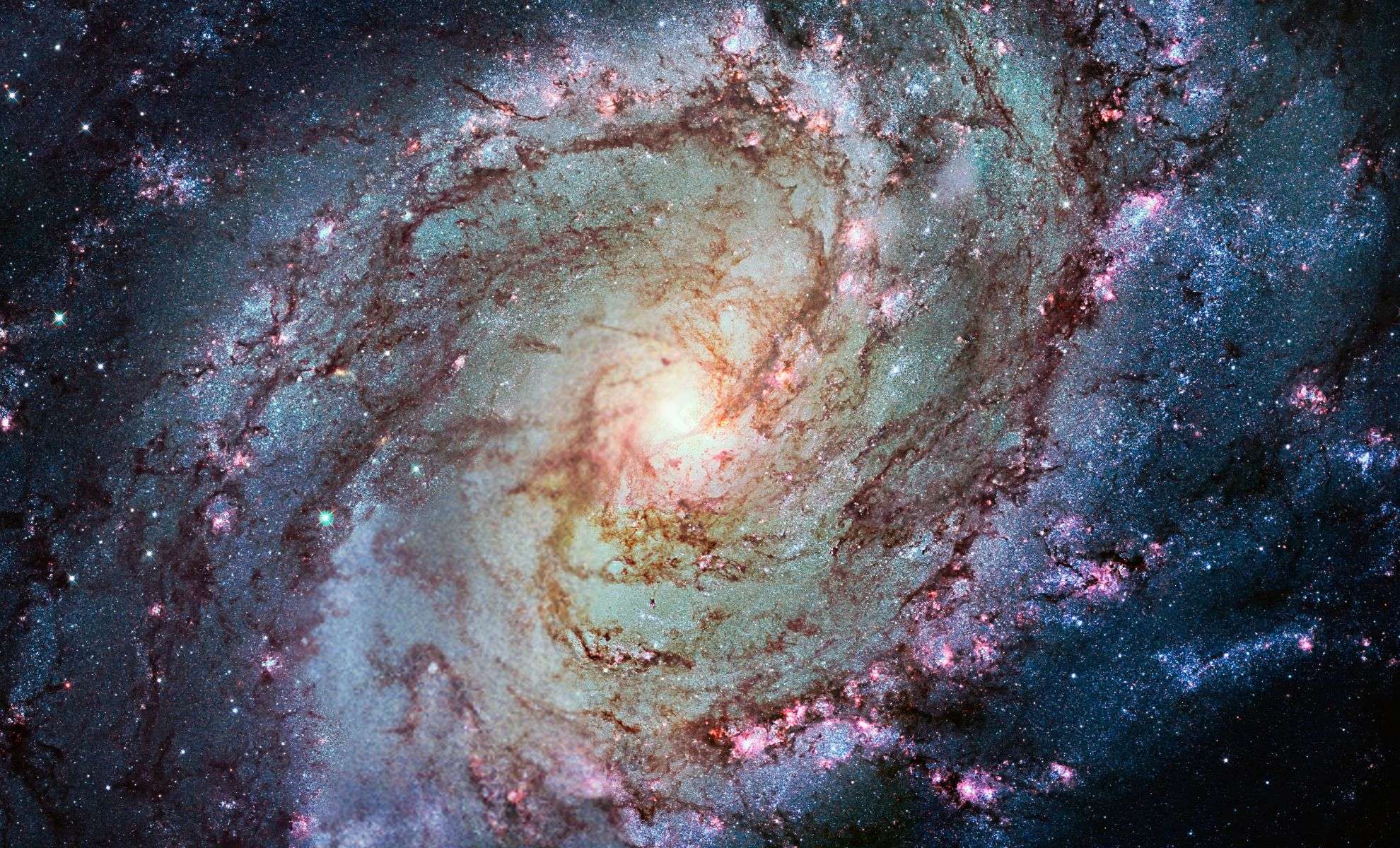 Astronomers Unveil Enigmatic High-Speed Gas Clouds Near a Neighboring Galaxy 