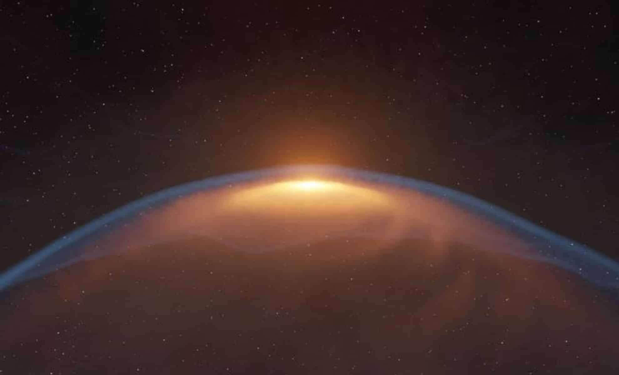 A Star’s Own Blast Disrupts Its Birth Environment in Unprecedented Finding 