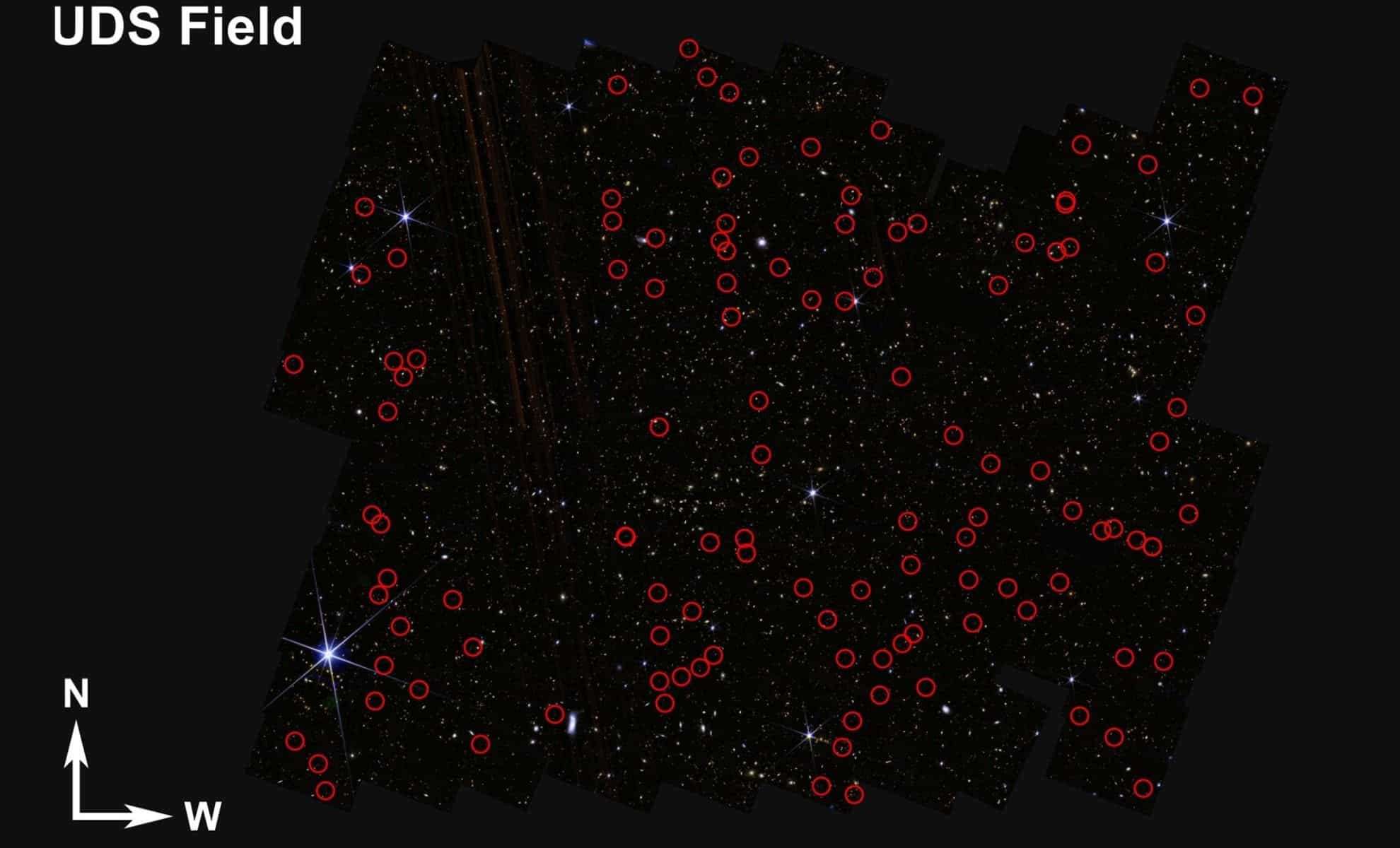 James Webb Telescope Reveals 300 Bright Ancient Galaxy Candidates 