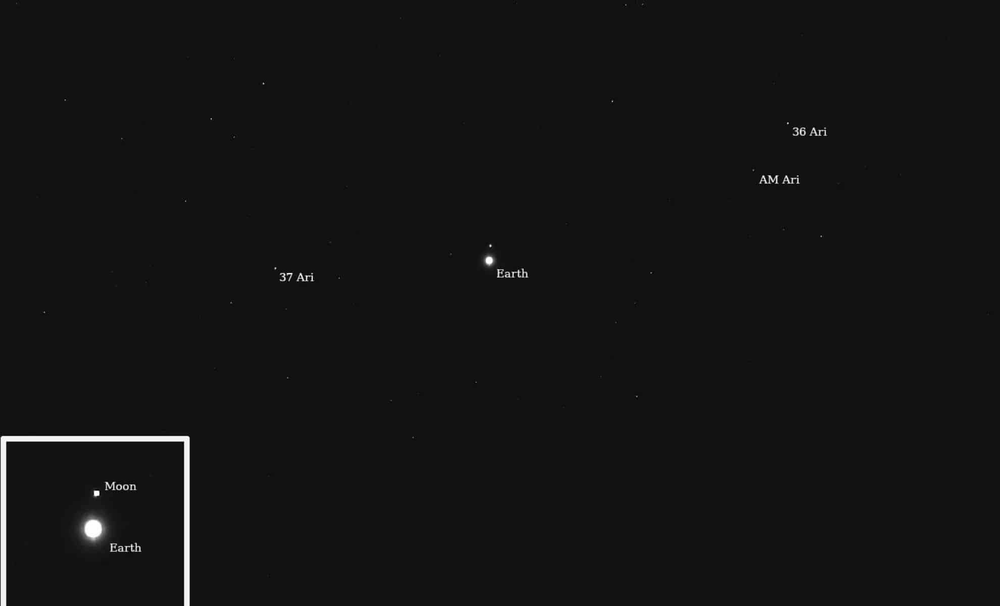 NASA’s Psyche Spacecraft Snaps Breathtaking Earth and Moon Image From 290 Million Km Away 