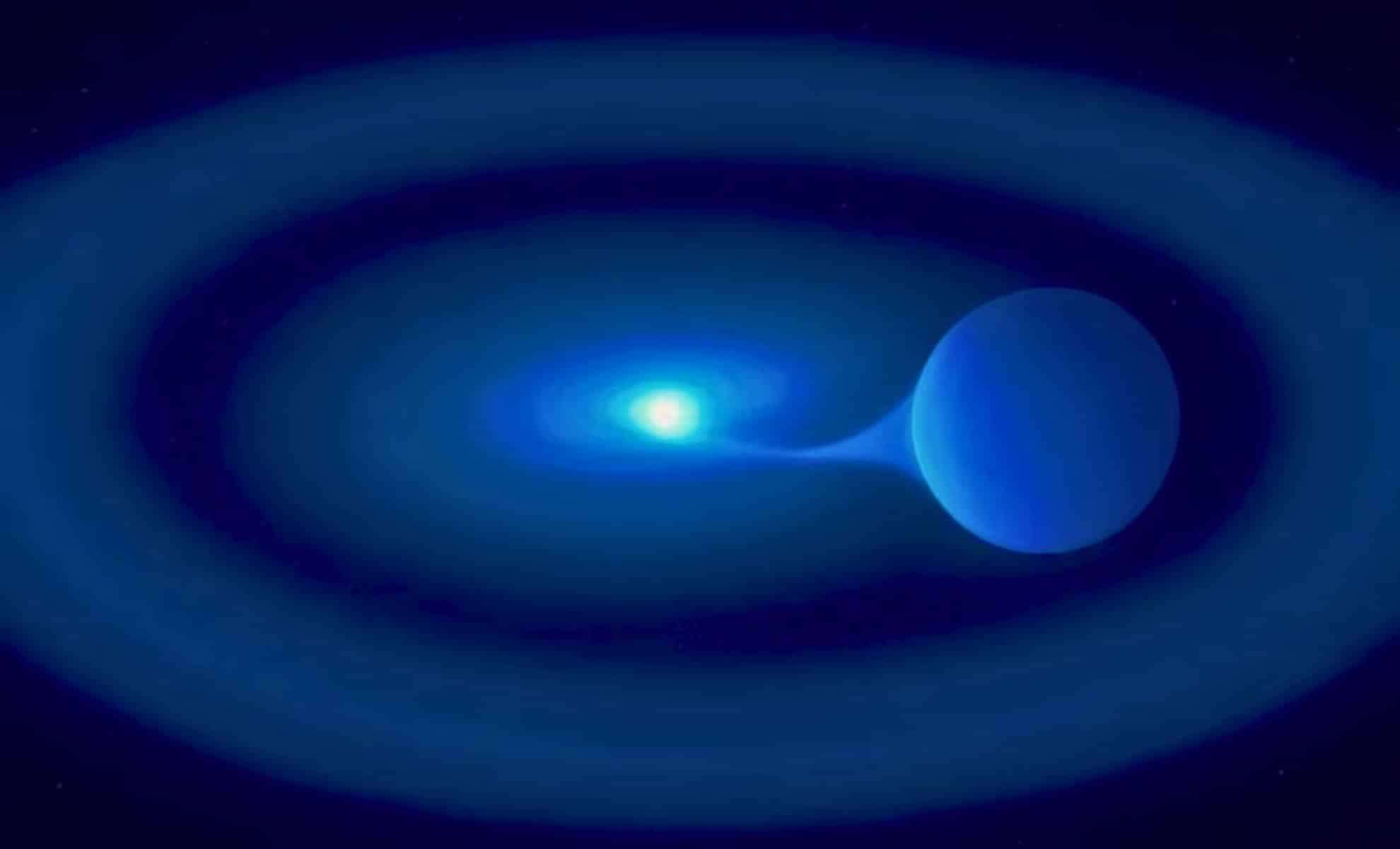 Astronomers Observe a White Dwarf Devouring Its Stellar Partner in a Cosmic Feeding Frenzy 