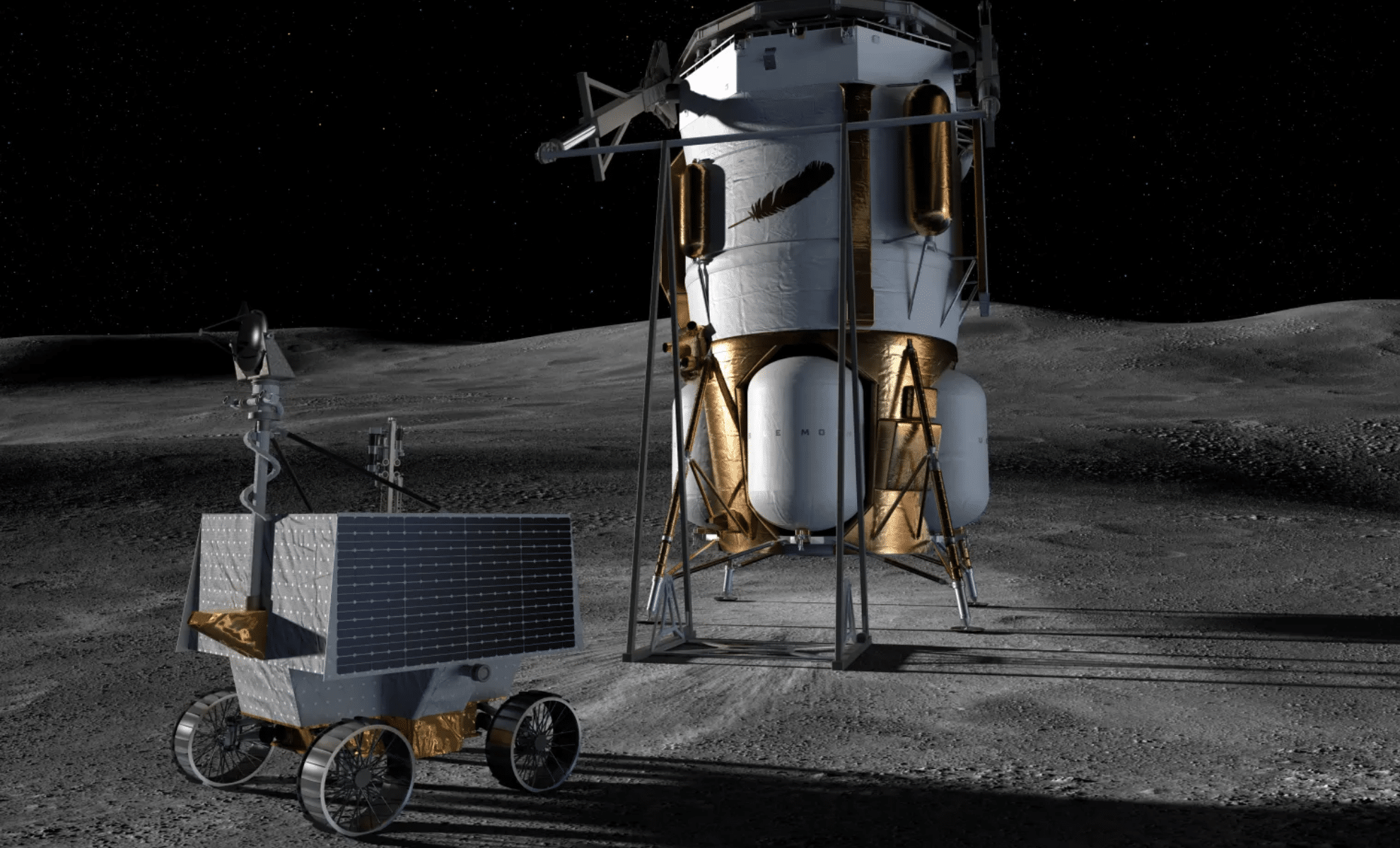 Blue Origin to Deliver NASA’s VIPER Rover to Lunar South Pole in 2027 