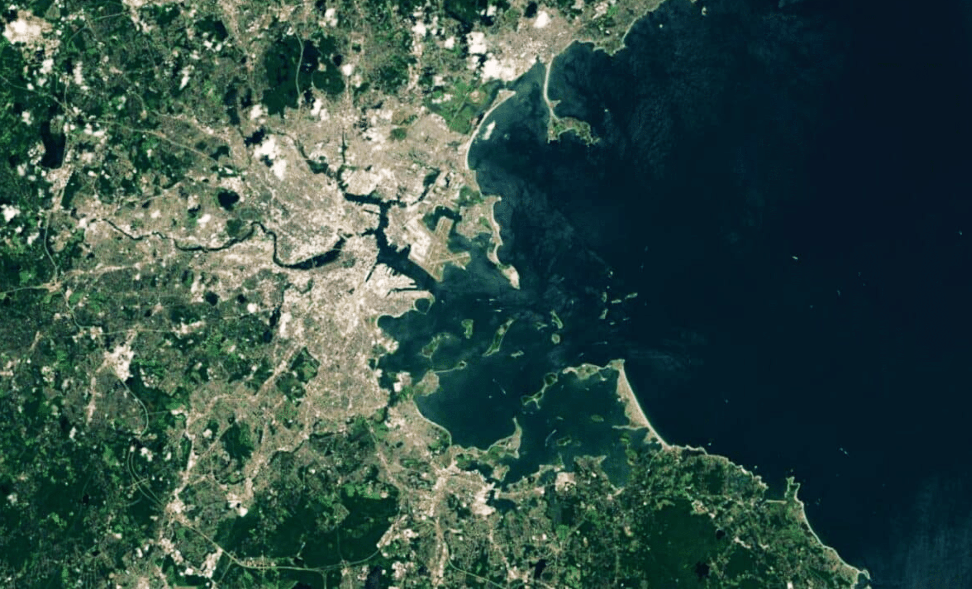 NASA Unveils Boston Harbor’s Rare Submerged Drumlins, A Glacial Marvel 