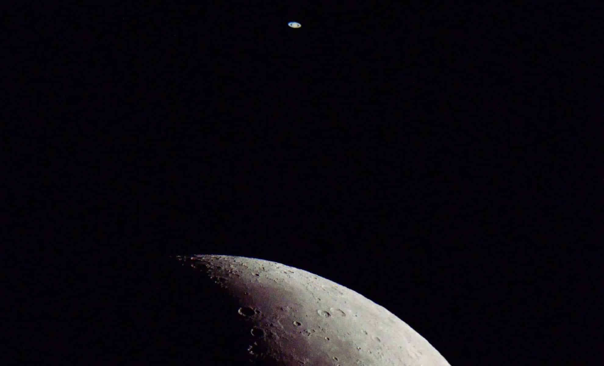 Watch Saturn and the Moon Align in a Spectacular Celestial Display Tonight 