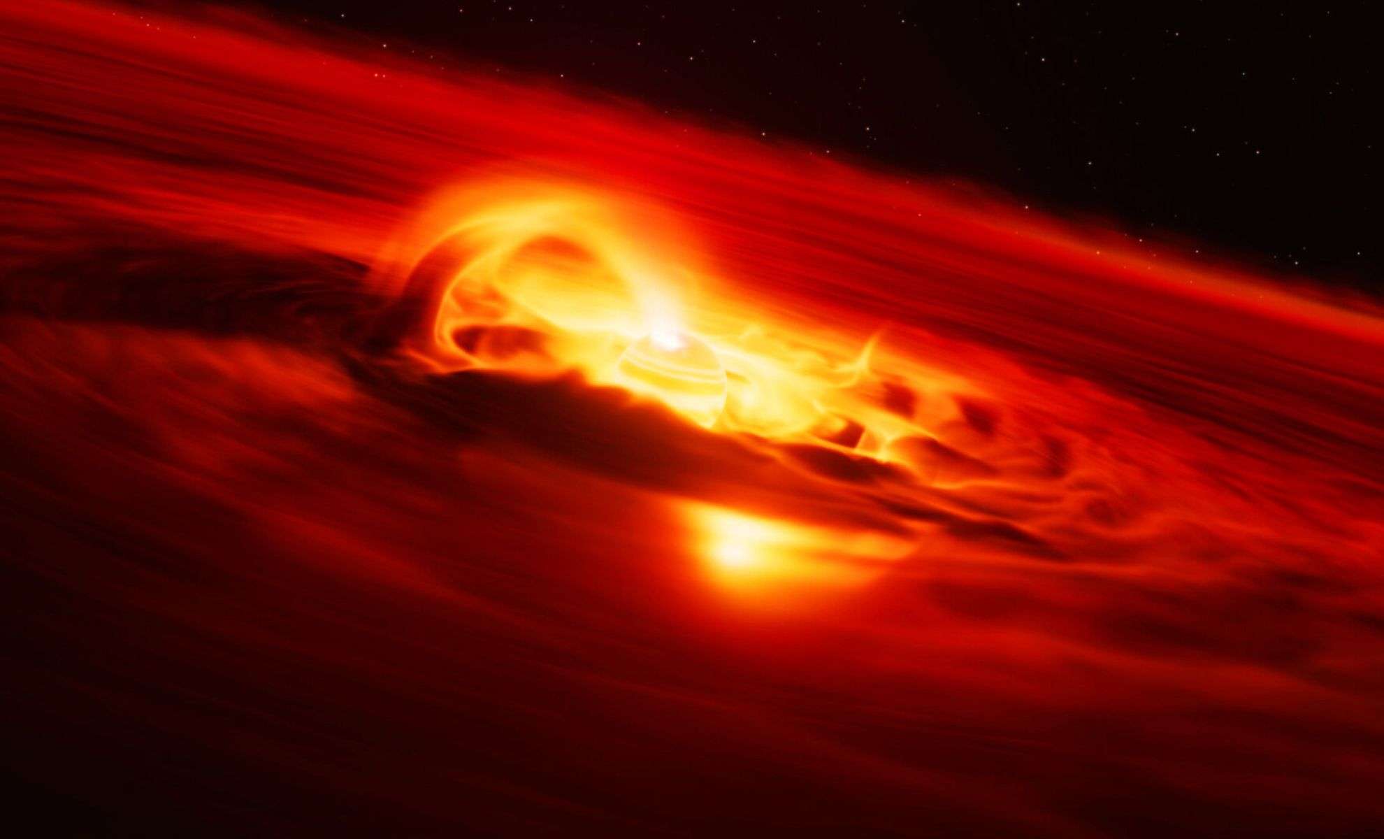 Astronomers Observe a Rogue Planet Accreting Matter Like a Star, Challenging Planetary Norms 