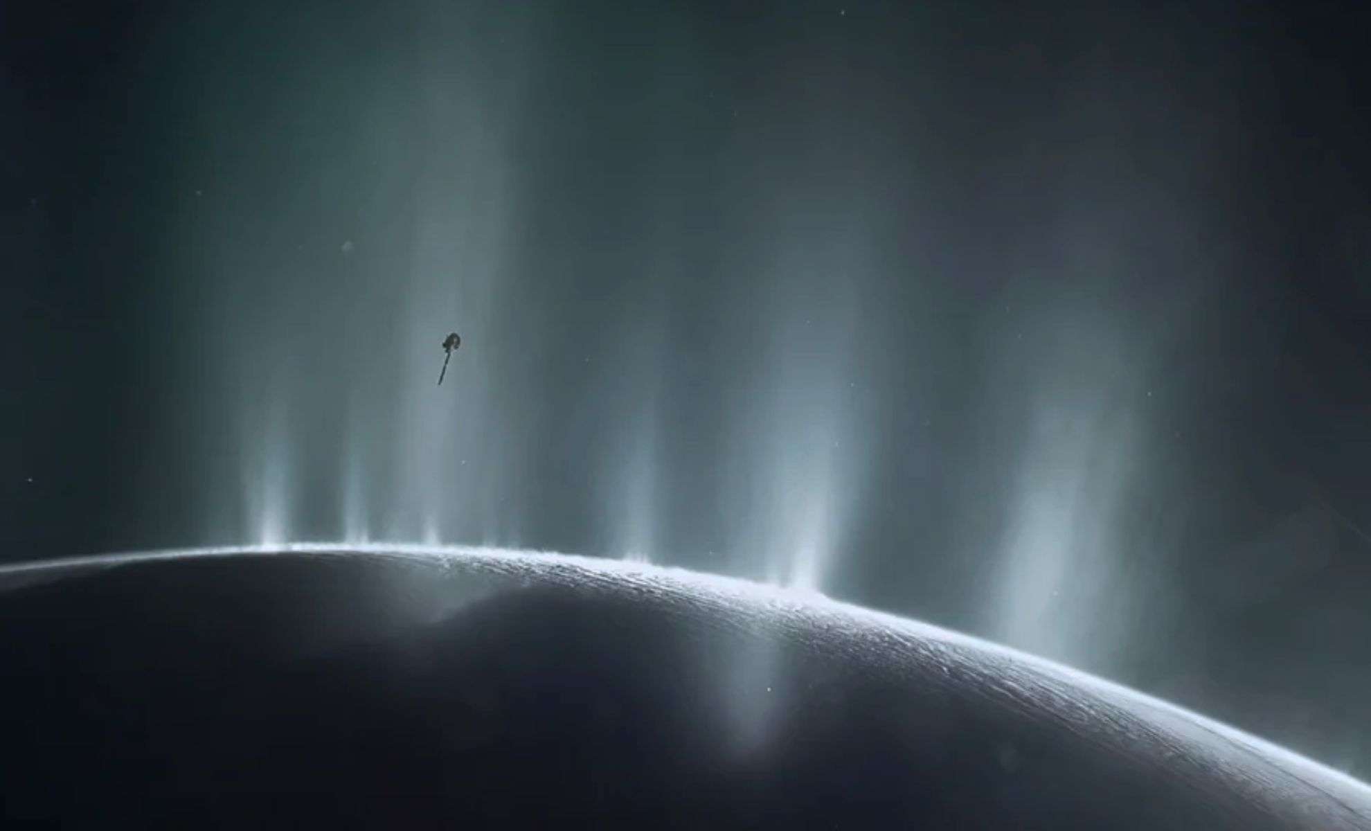 Saturn’s Icy Moon Enceladus Reveals Unexpected Complex Chemistry Beneath Its Surface 
