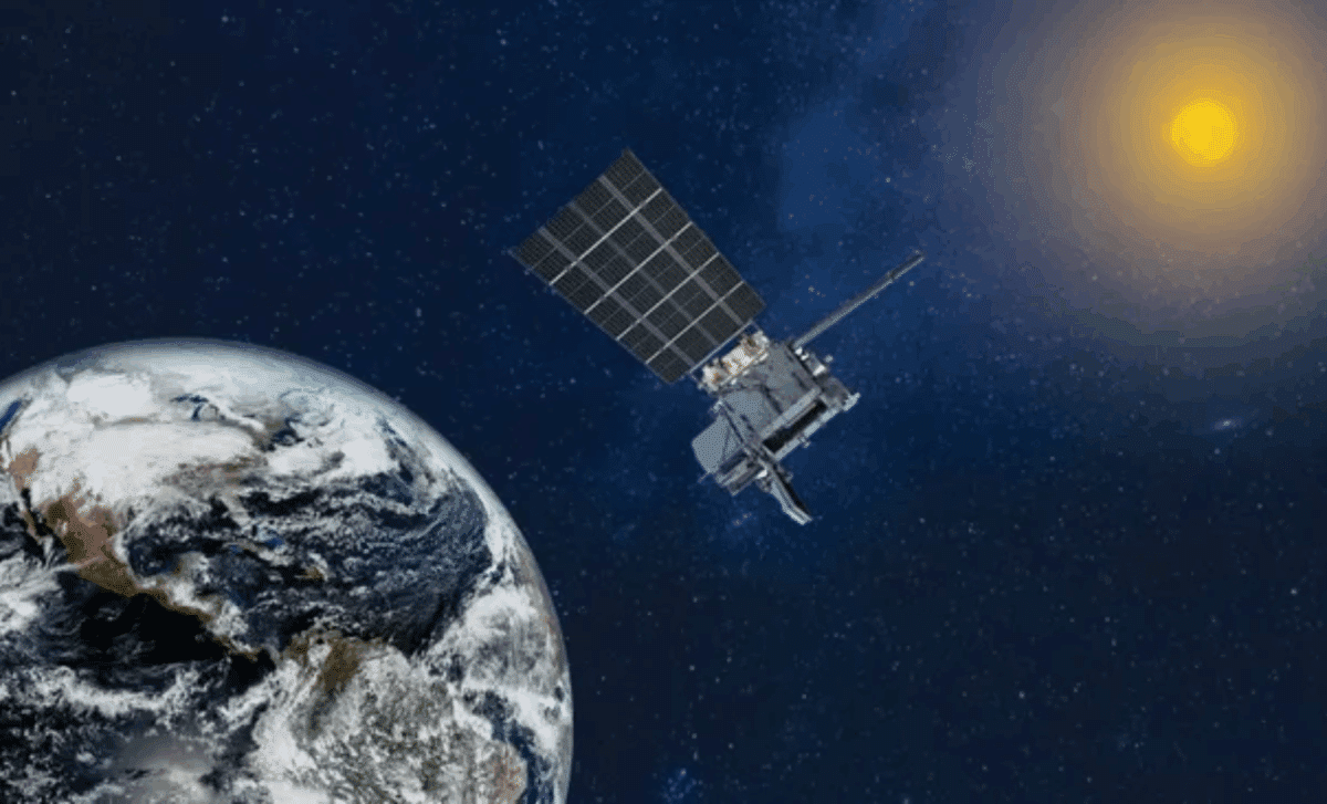GOES-19 Captures Stunning Image of Earth Silhouetted Against the Sun 