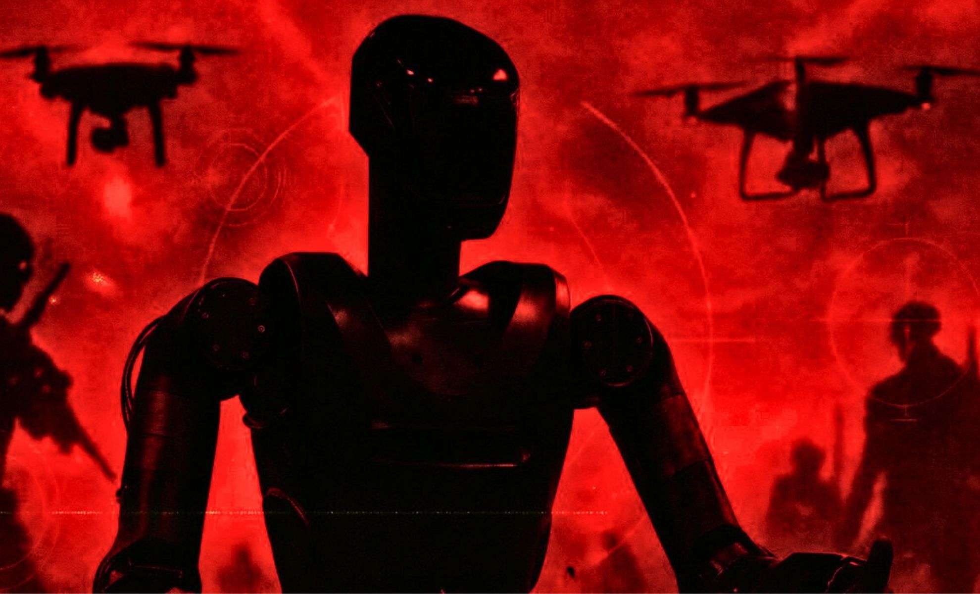 Introducing Phantom MK-1: The First Bipedal Combat Robot Poised to Transform Warfare 