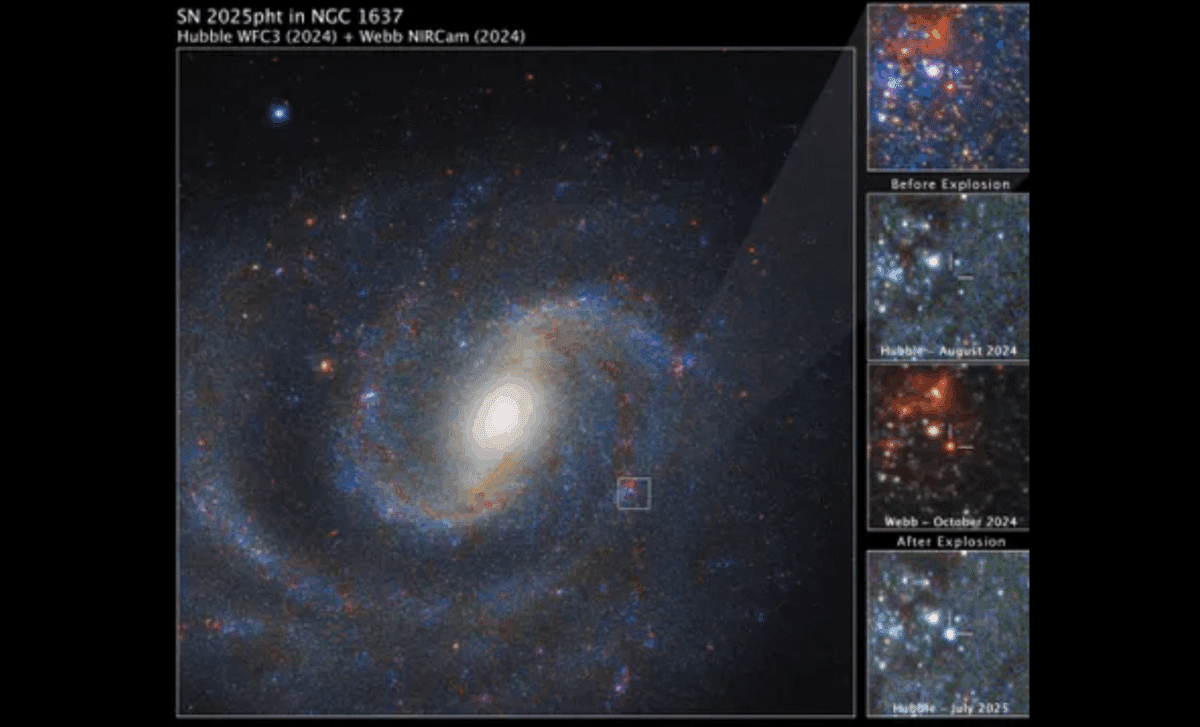 James Webb Telescope Unveils Red Supergiant Just Prior to Supernova Event 