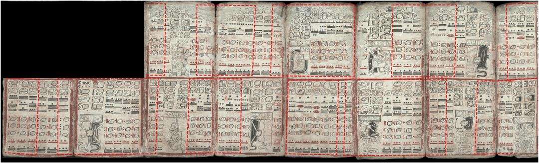 In-red-the-tables-corresponding-to-solar-eclipses-in-the-Codex-475648d7f39ff1a5229f1d2b07c8e3cc.jpeg