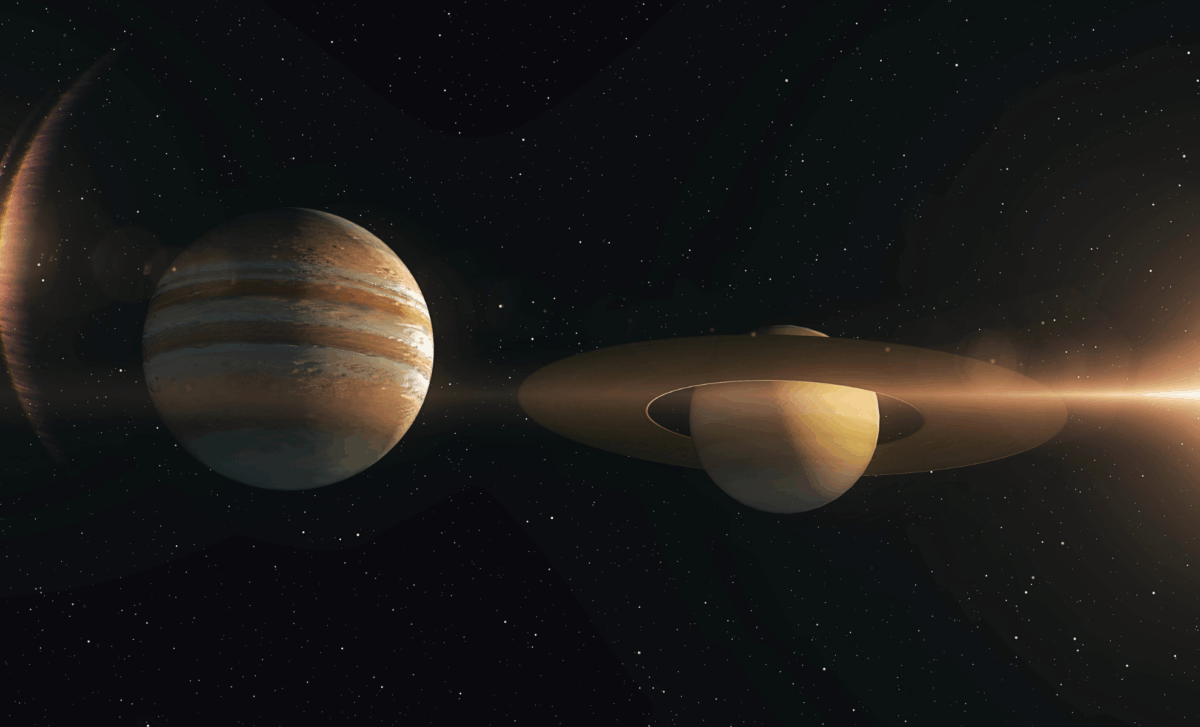 New Insights into Jupiter and Saturn's Origins from Silane Detection in a Distant Brown Dwarf 